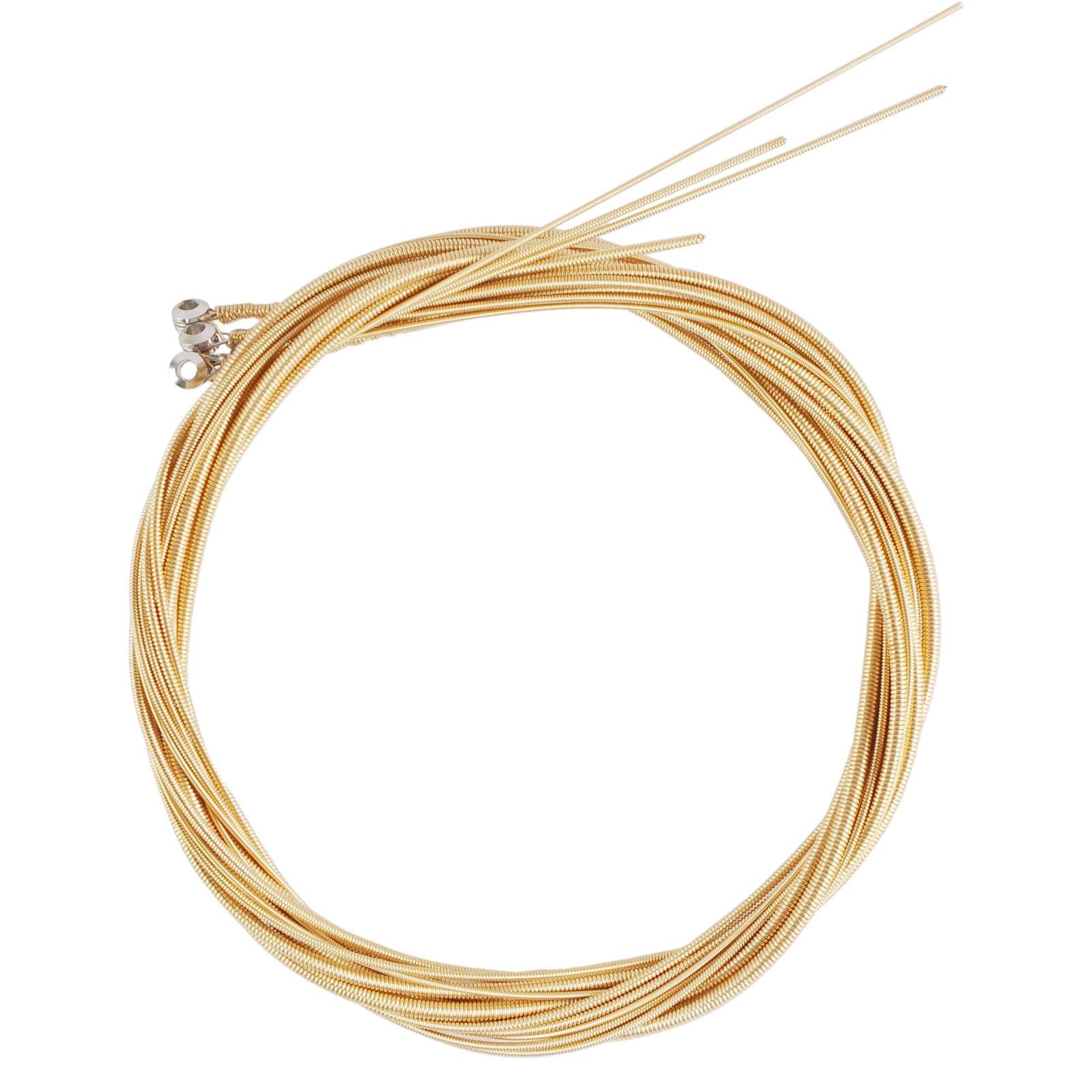 The Style Sutra Acoustic Folk Guitar Strings Rustproof Replacement For Acoustic Guitar Bass 4 String