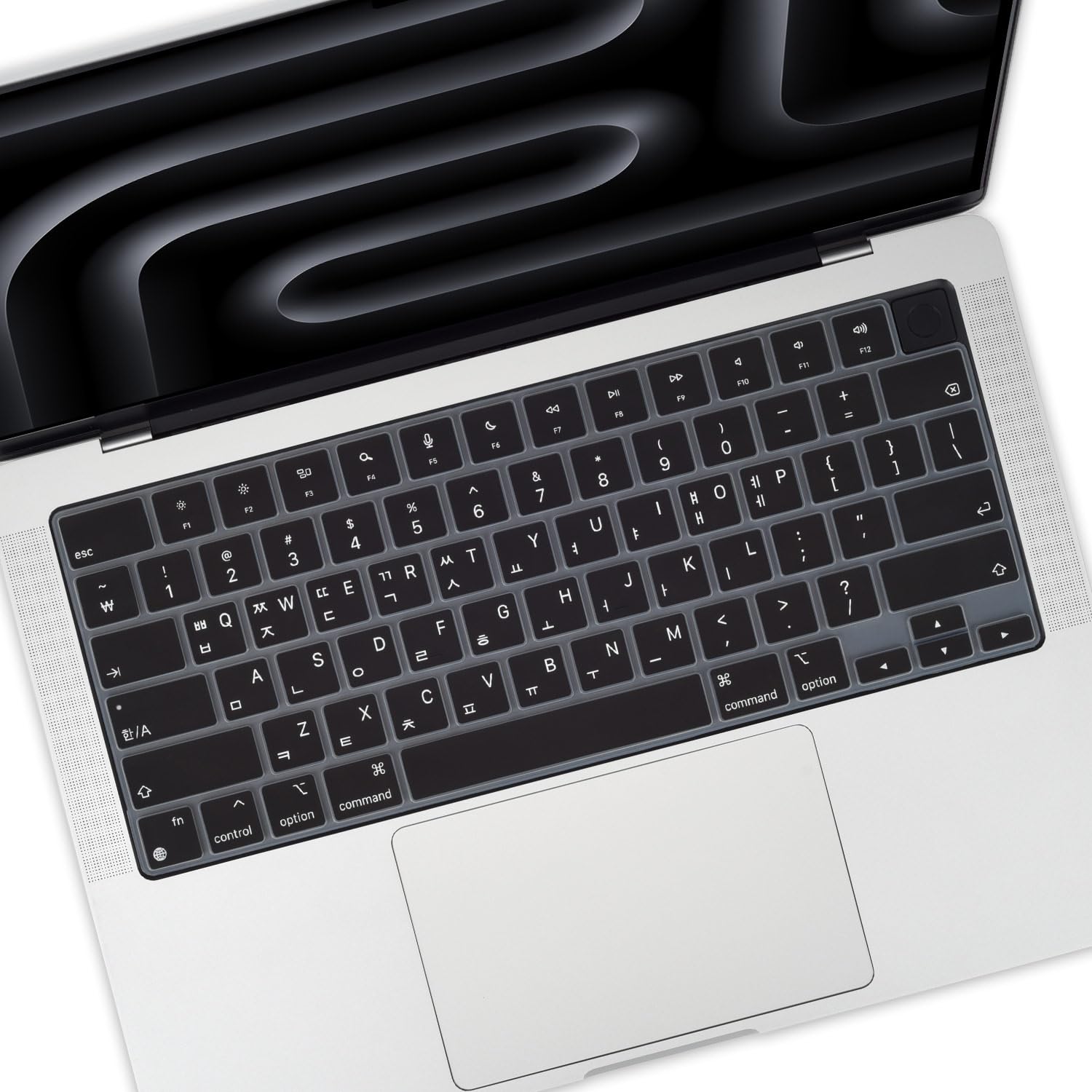 Korean Silicone Keyboard Cover Skin For 2023 2022 2021 14.2 Inch Apple Macbook Pro 14 A2992 A2918 A2442 A2779/16.2 Inch Macbook