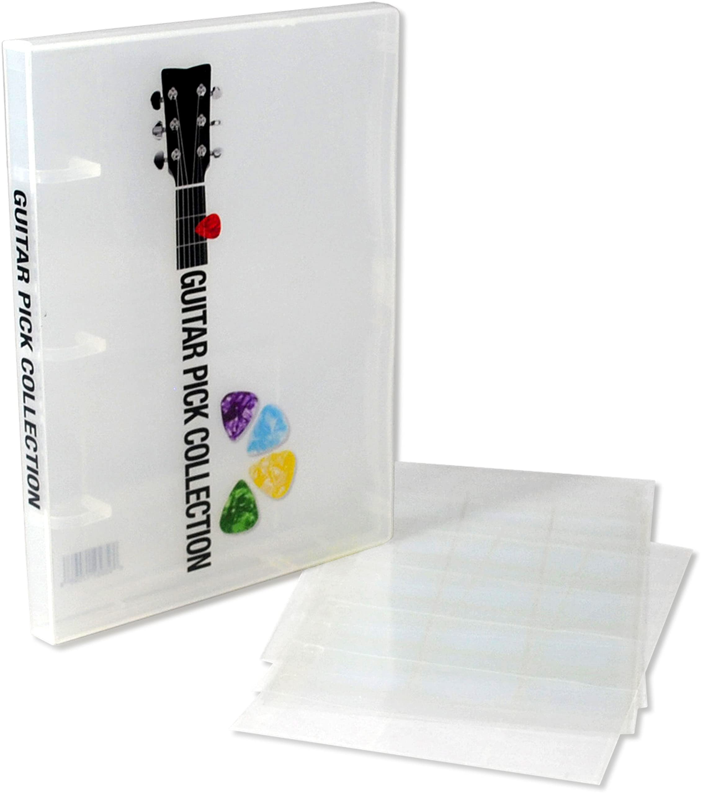 Unikeep Guitar Pick Collection Kit   Holds 225 Picks   Clear Case
