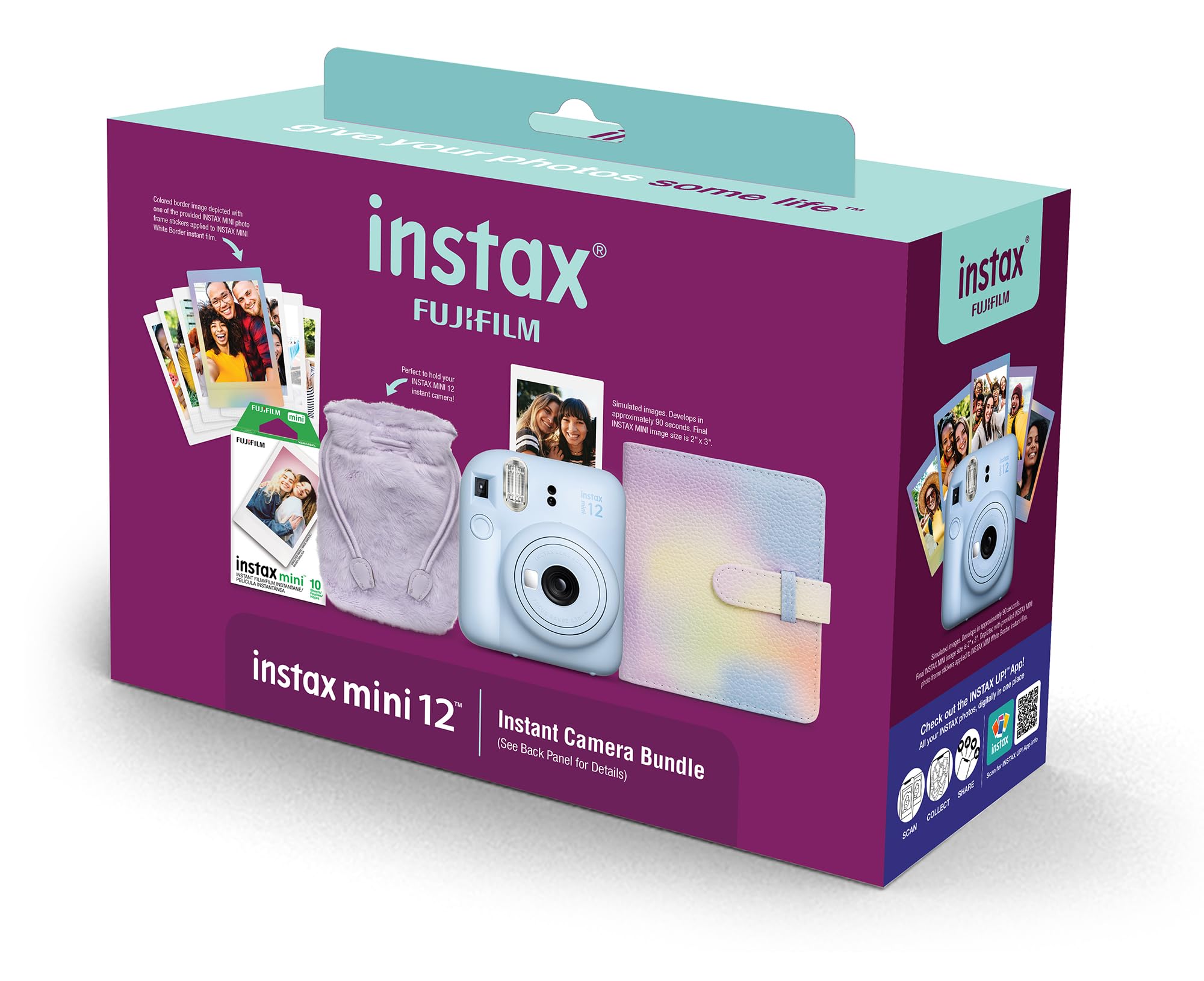 Fujifilm Instax Mini 12 Blue Holiday Bundle 2024