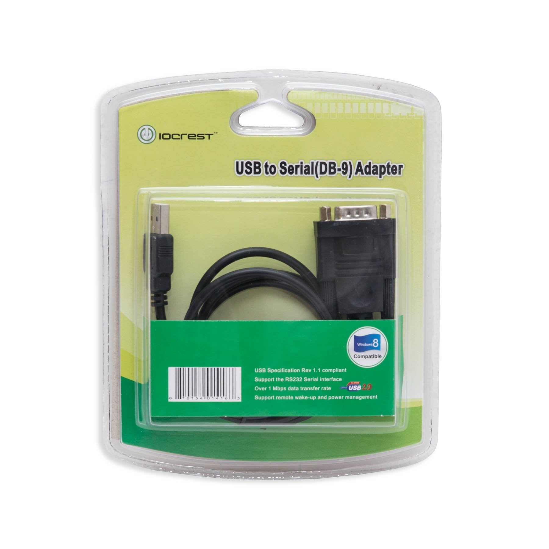 Syba Sy-Ada15006 Usb A Male To Serial Cable Db9 (Rs232) (3 Feet)