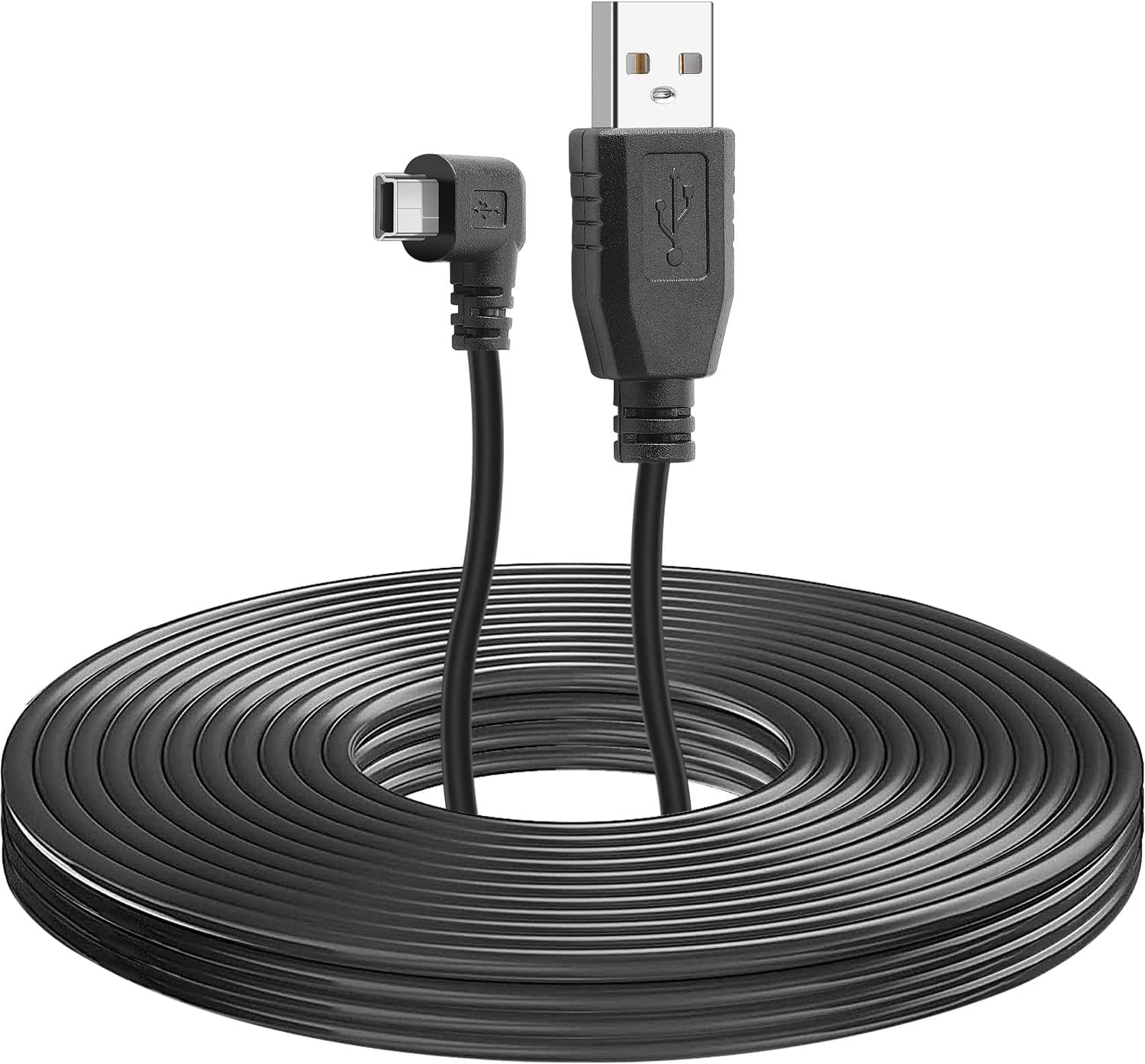 Arifayz Mini Usb Charging Cable For Q3 Dash Cam, Usb 2.0 A Male To Mini B Car Vehicle Power Charger Adapter Cord For Dash Cam Re