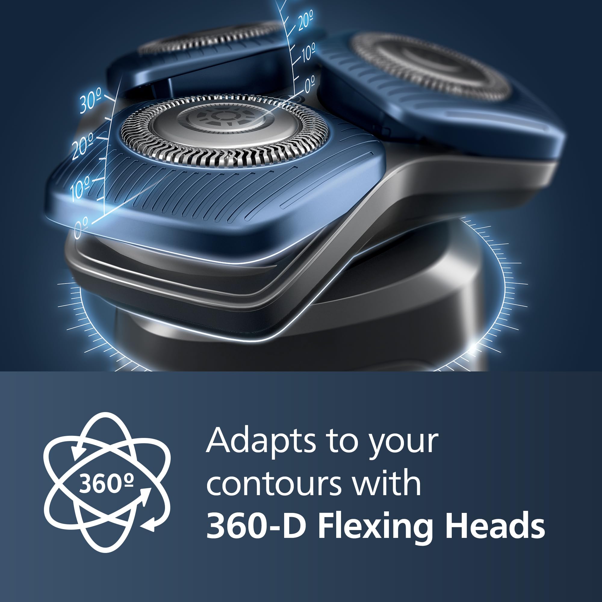 Philips Norelco Shaver Series 7000, Wet & Dry Electric Shaver With Senseiq Technology, Pop Up Trimmer, Charging Stand, Travel Ca