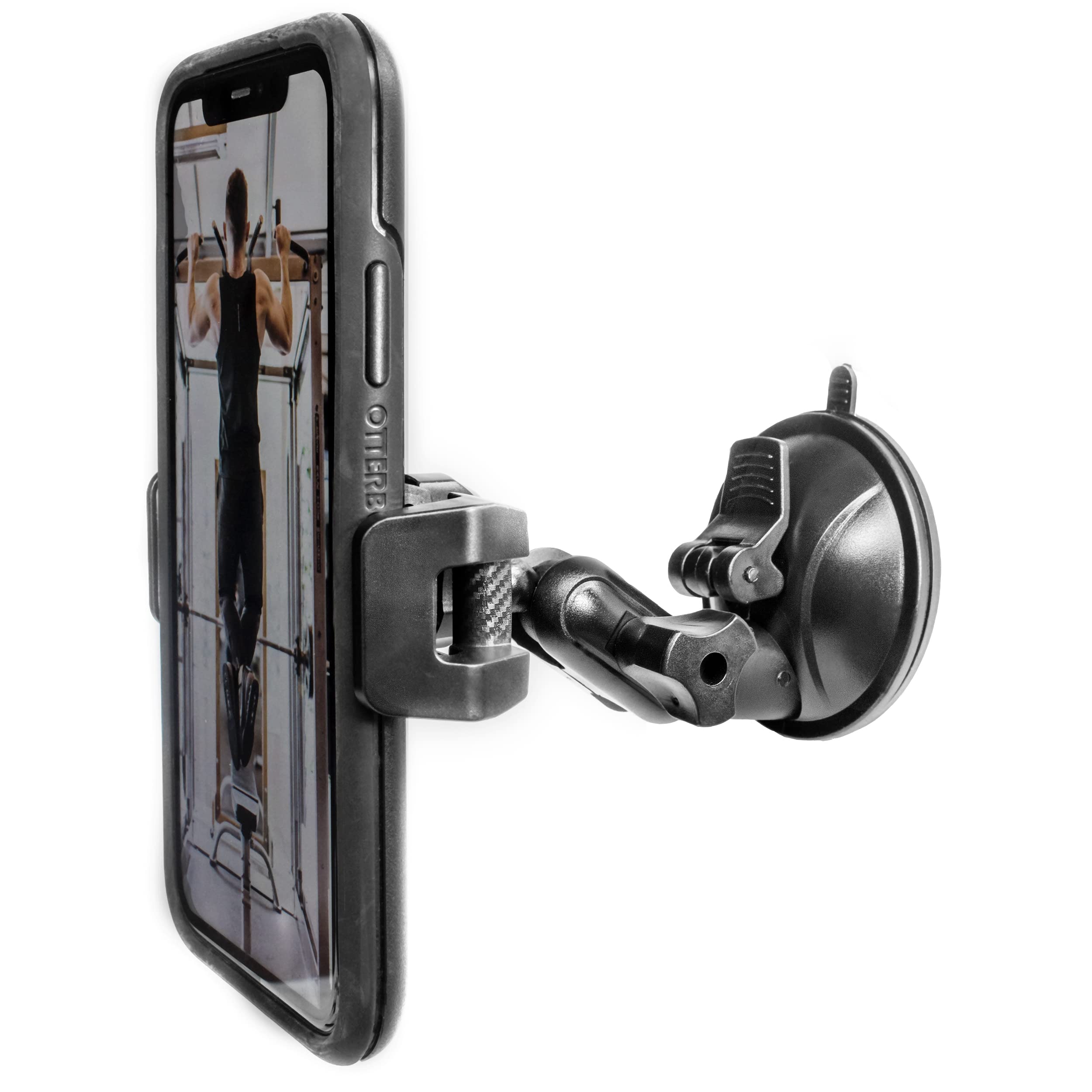 Universal Mirror Shower Phone Holder, Multi Directional Dual 360 Degree Rotating Suction Cup Phone Wall Mount Stand, Tiktok Yout