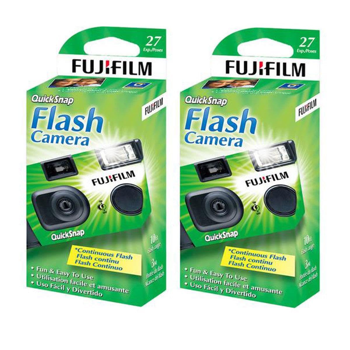 Fujifilm QuickSnap Flash 400 One Time Use 35mm Camera with Flash, 27 Exposures, 6-Pack