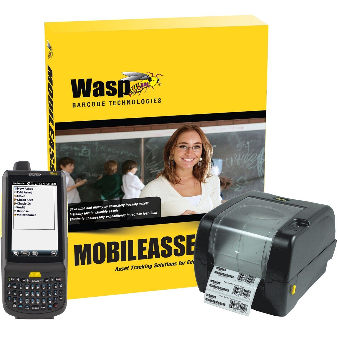Wasp 633808927707 MobileAsset.EDU Professional with HC1 & WPL305 (5user) RTL