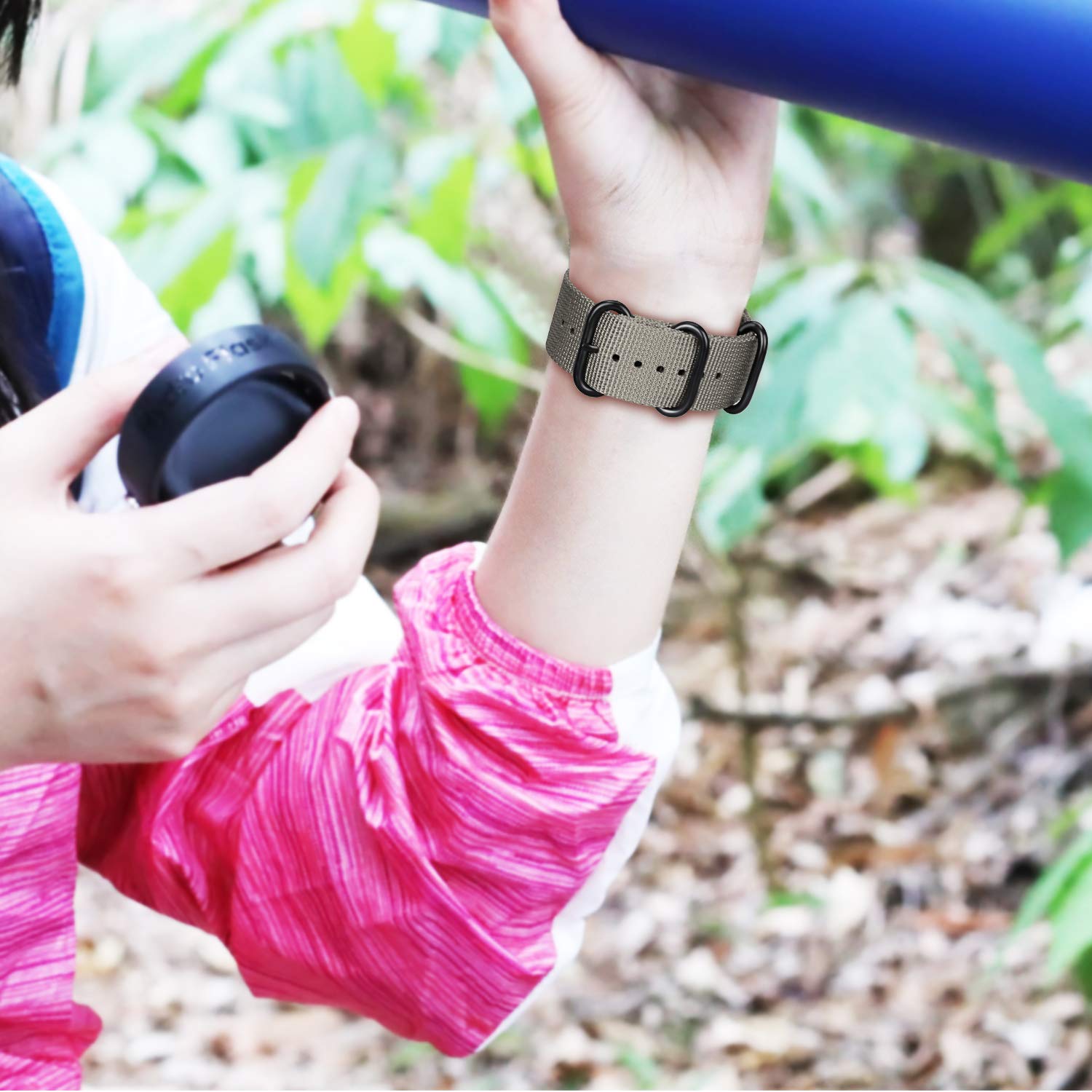 Fintie Bands Compatible With Samsung Galaxy Watch 3 45Mm / Galaxy Watch 46Mm / Gear S3 Classic/Frontier, Soft Woven Nylon Band 2