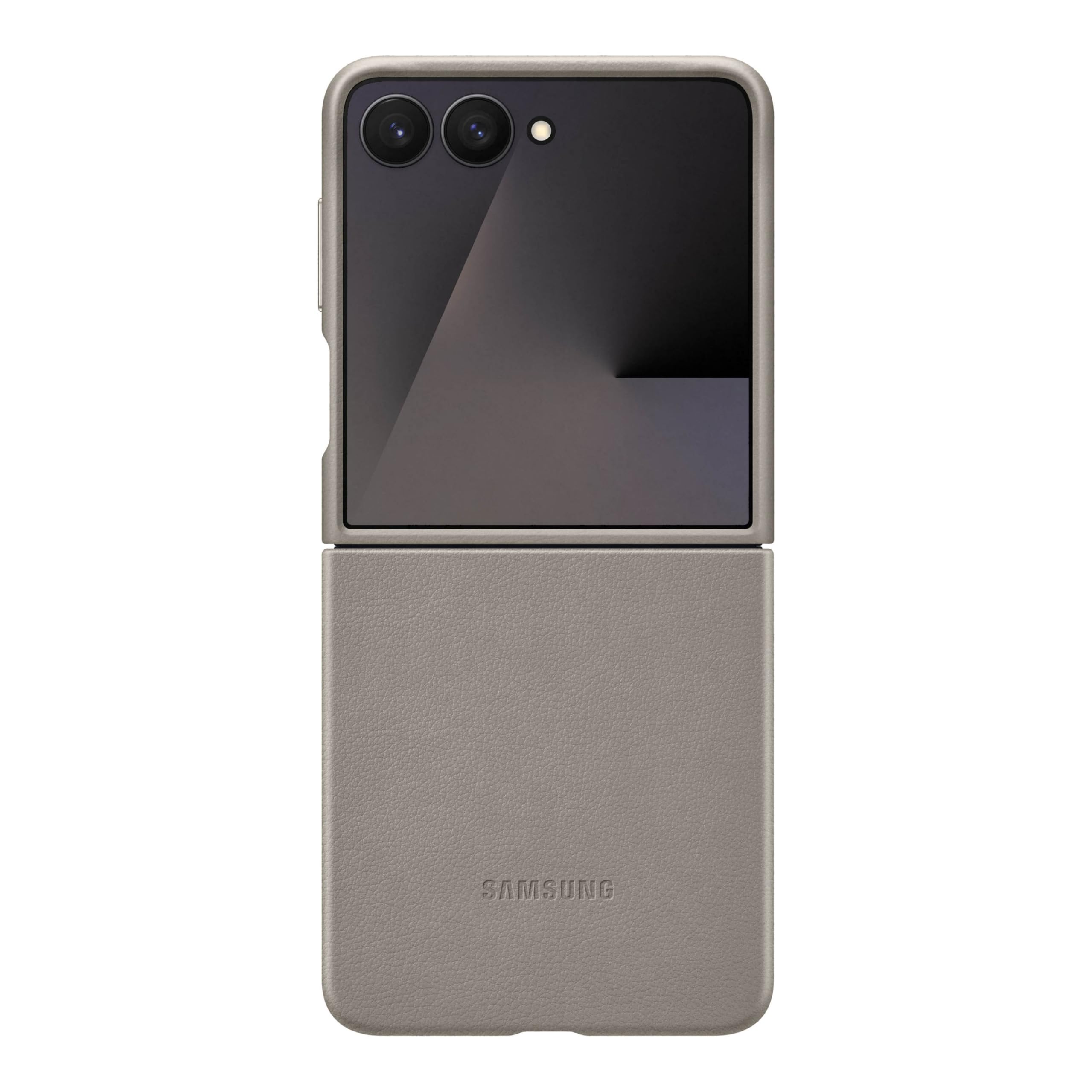 Samsung Galaxy Z Flip7 Kindsuit Phone Case, Textured Feel, Protective Cover, Soft Inner Lining, Us Version, Taupe