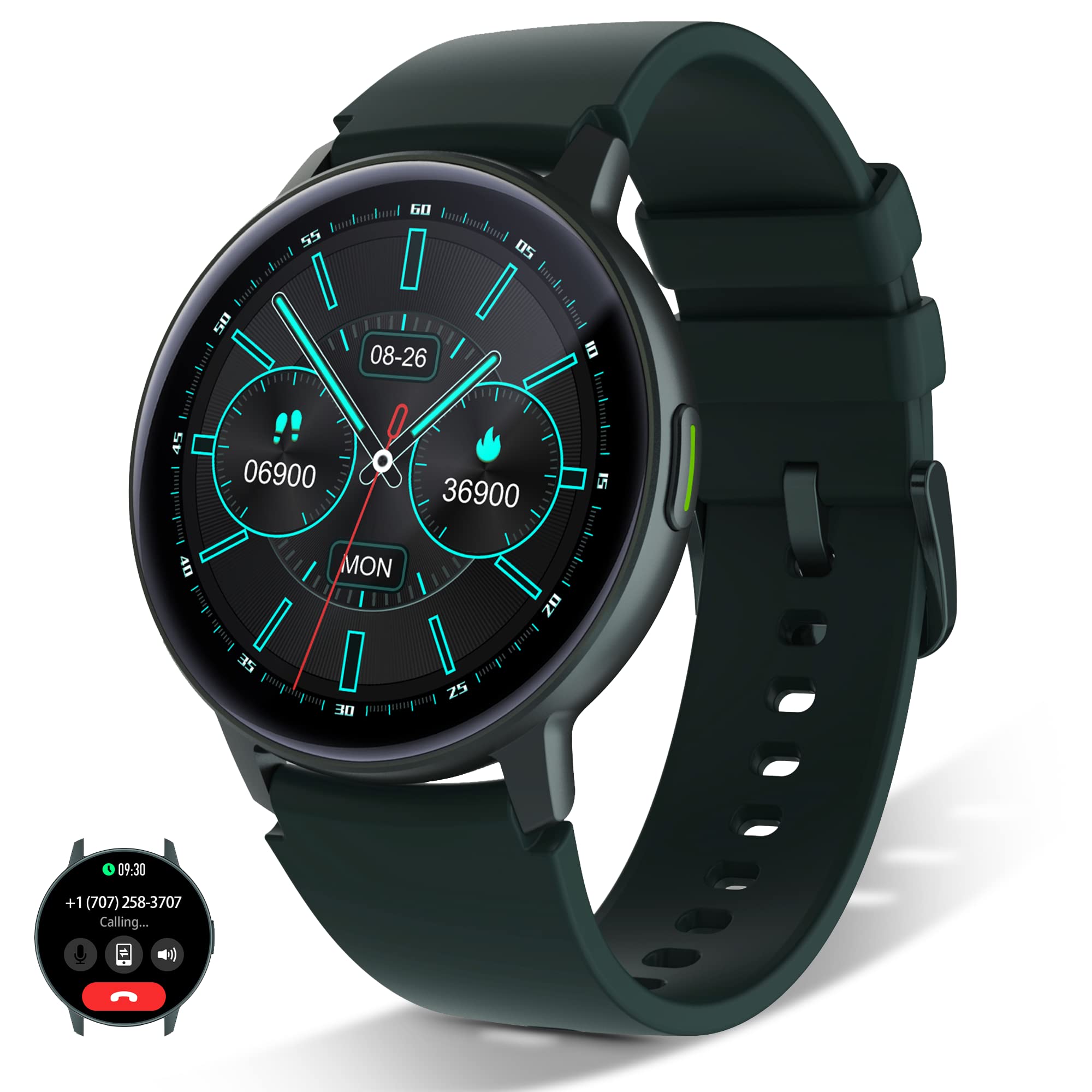 Smart Watch For Women Men(Answer/Dial Calls), 1.3'' Round Face Watches Always On Display Smartwatch For Android And Ios Phones,