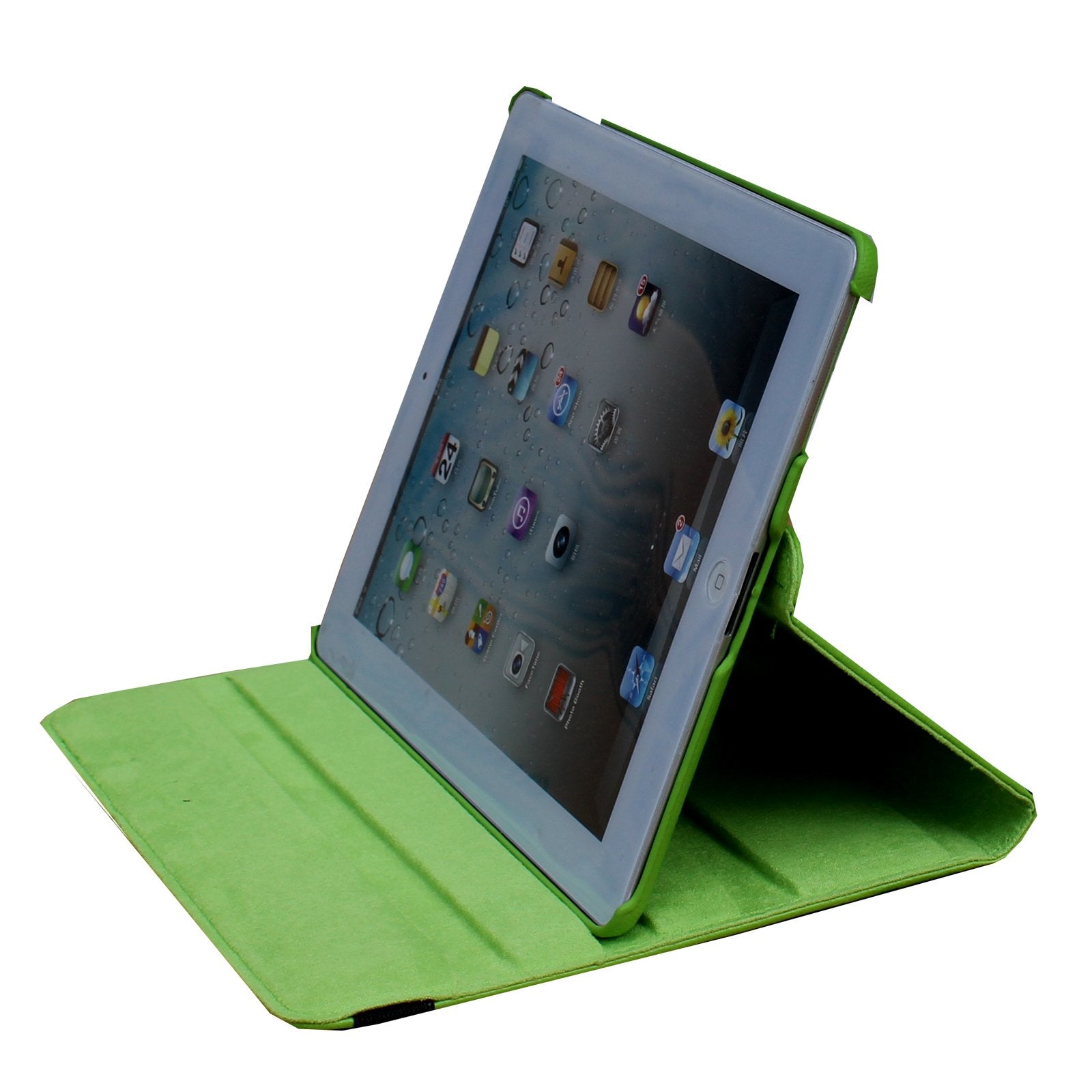 Jytrend Case For Ipad Mini 1 2 3, Rotating Stand Smart Case Cover Magnetic Auto Wake Up/Sleep For A1432 A1454 A1455 A1489 A1490 A1491 A1599 A1600 A1601 (Green)