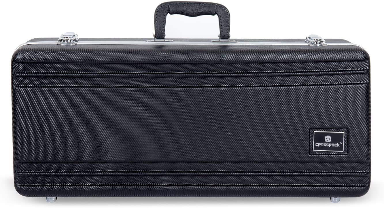 Crossrock ABS Molded with Single Shoulder Strap Black Tenor Saxophone Case-Rectangular(CRA860TSBK-R)