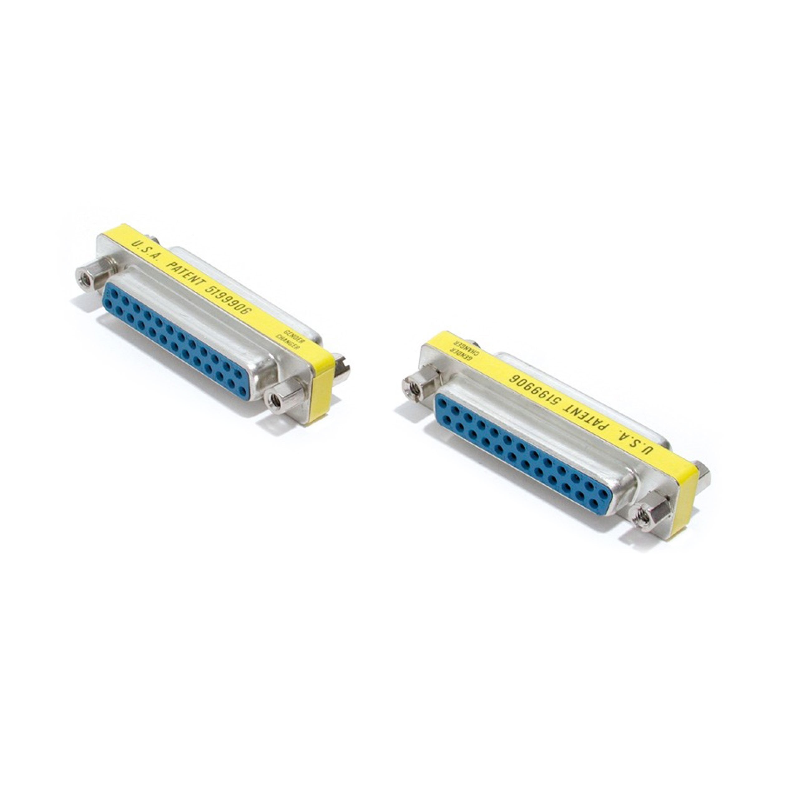Startech.Com Db25 Slimline Gender Changer F/F   Serial/Parallel Gender Changer   Db 25 (F) To Db 25 (F)   Gc25Sf