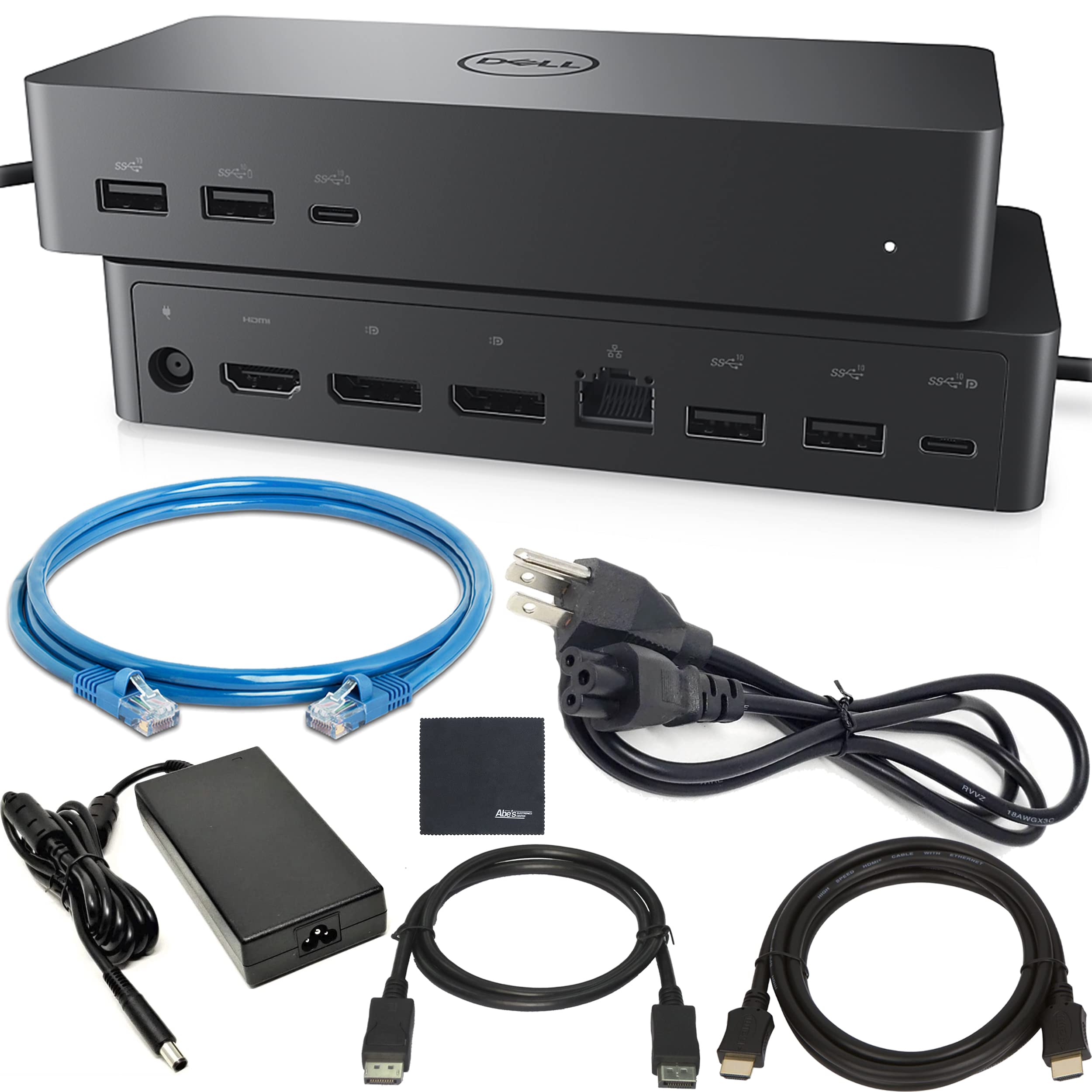 Dell Universal Dock (UD22): USB-C Docking Station with A Future-Ready Design + ZoomSpeed HDMI Cable + ZoomSpeed DisplayPort Cabl