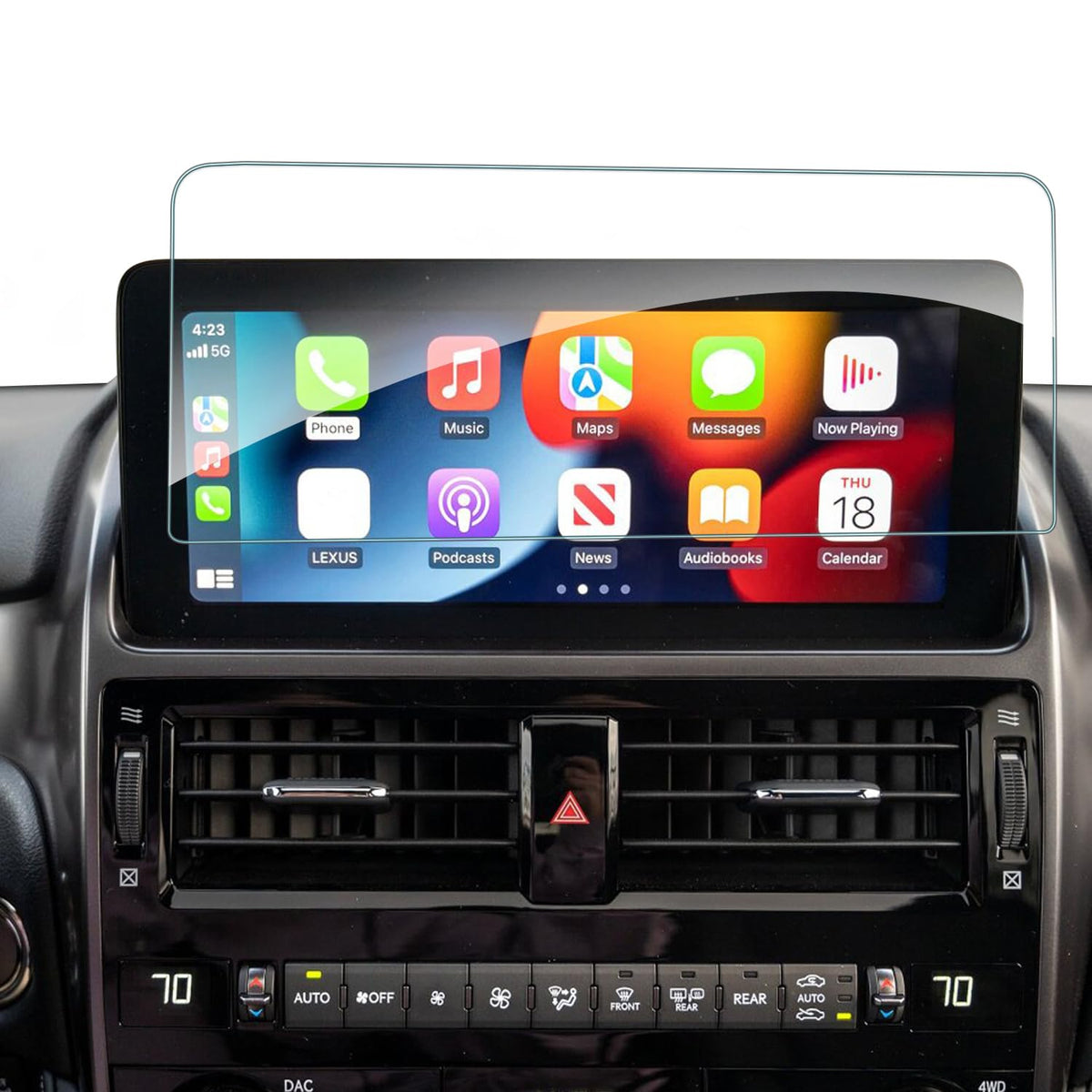 Shaohao For 2022 2023 Lexus Gx Screen Protector, For 2022 2023 Lexus Gx (460, 460 Luxury, 460 Premium) 10.3 Inch Touch Screen 9H Glass 2022 2023 Gx 460 Accessories Screen Protector Anti Fingerprint
