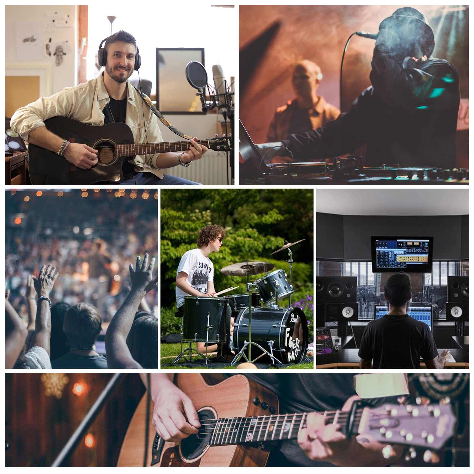 Btuty Ultra Low Noise 4 Channel Line Stereo Mixer 4 Input 1 Output Dc 5V Portable Mini Audio Mixer Microphone Guitar Bass Keyboa