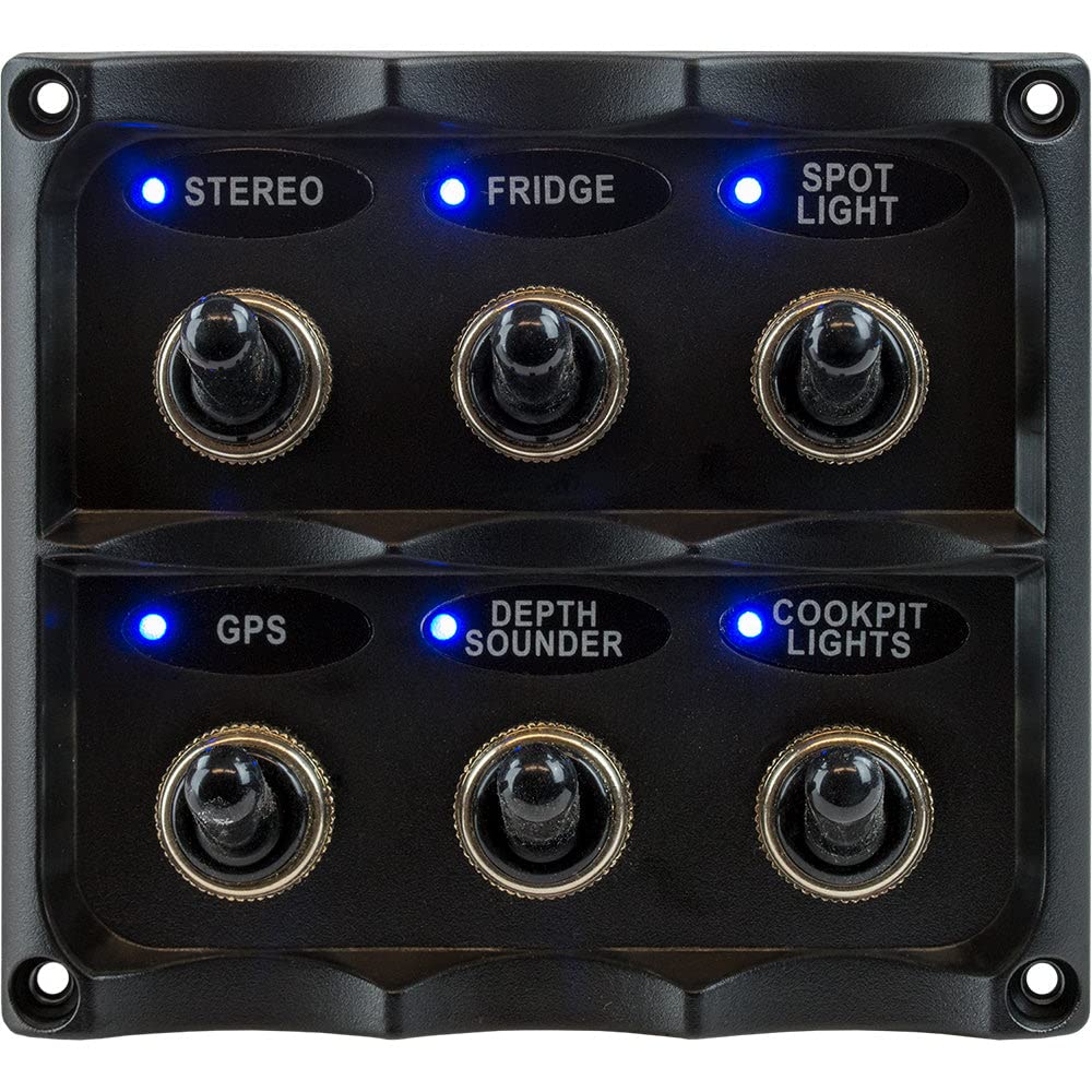 Sea Dog Water Resistant Toggle Switch Panel