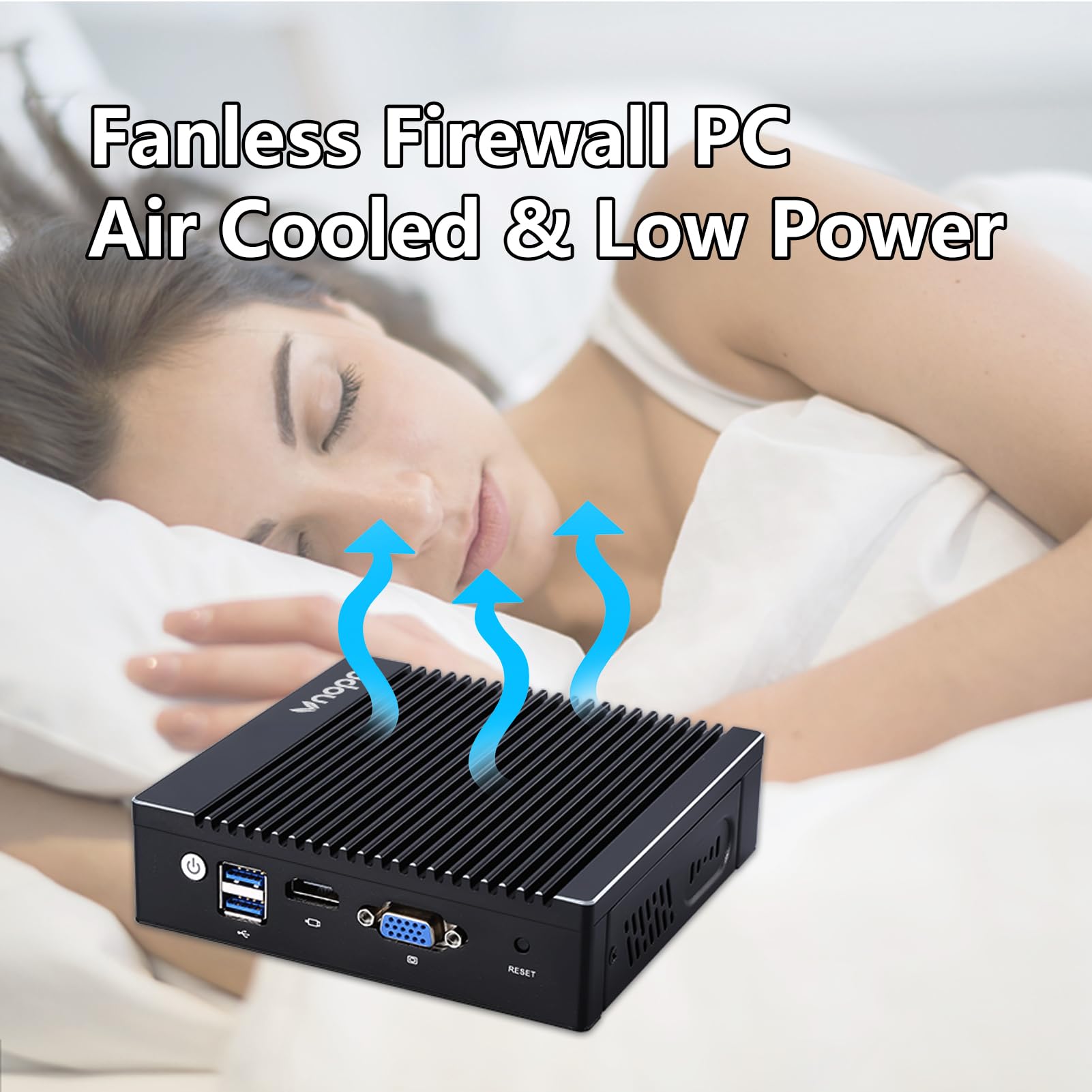 Vnopn Micro Firewall Appliance In Tel N3700 Quad Core, Fanless Mini Pc 4 In Tel 2.5Gbe I225 Lan Ports 8Gb Ram Ddr3 128Gb Msata S