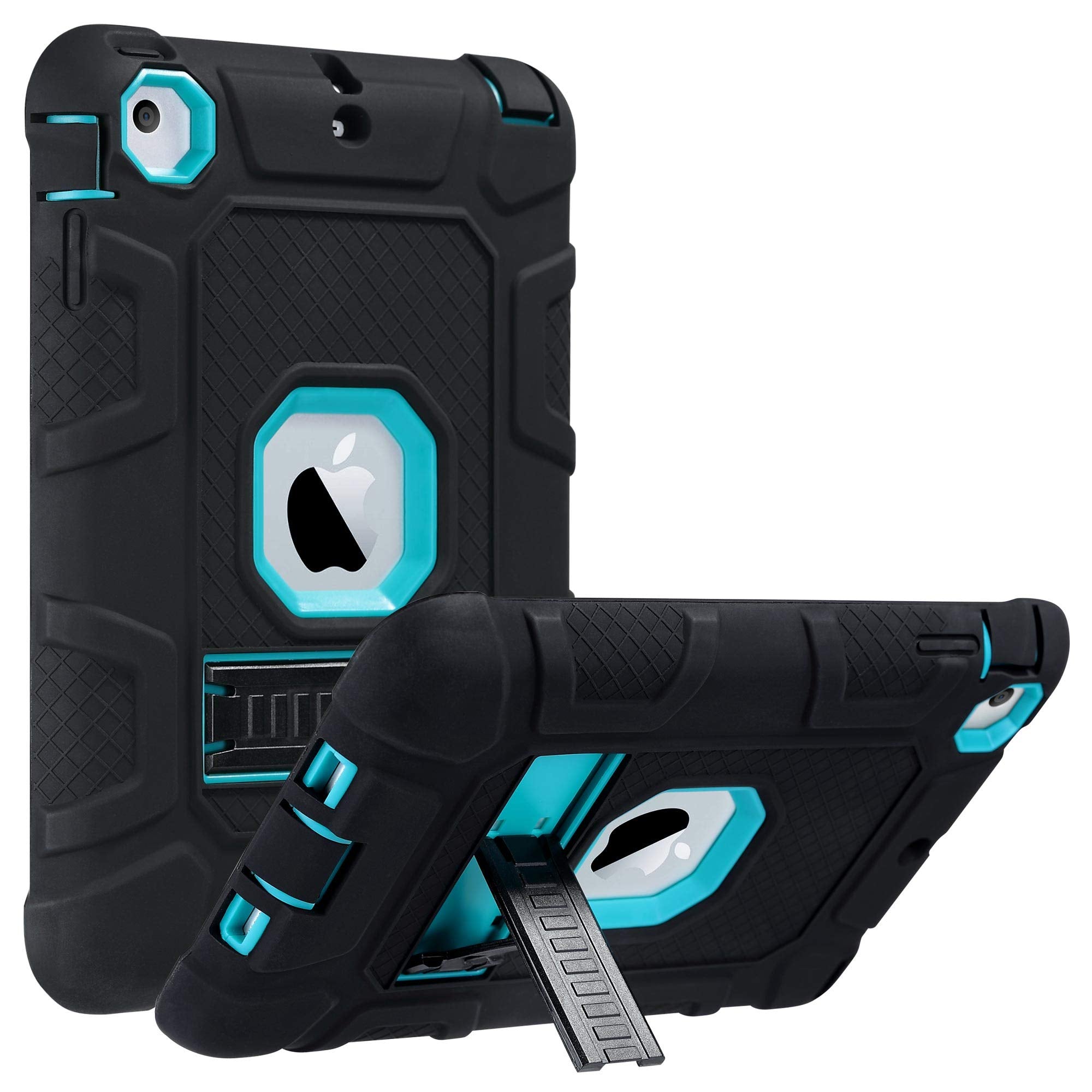 ULAK Compatible with iPad Mini Case, iPad Mini 2 Case, iPad Mini 3 Case, (Not for iPad Mini 4) Three Layer Heavy Duty Shockproof