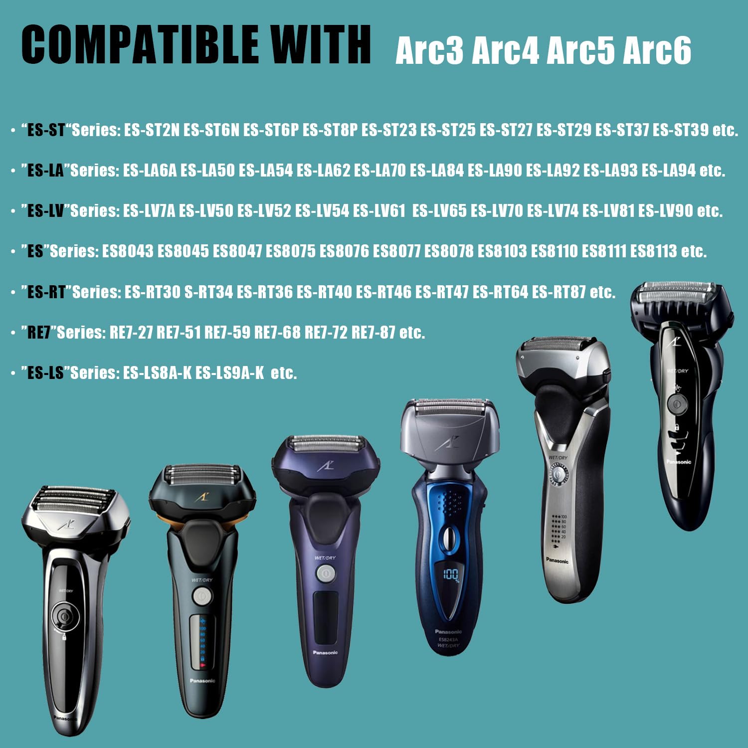 5.4V Charger For Panasonic Shaver Charger, Replacement For Panasonic Arc3 Arc4 Arc5 Arc6 Electric Razor Power Cord Adapter