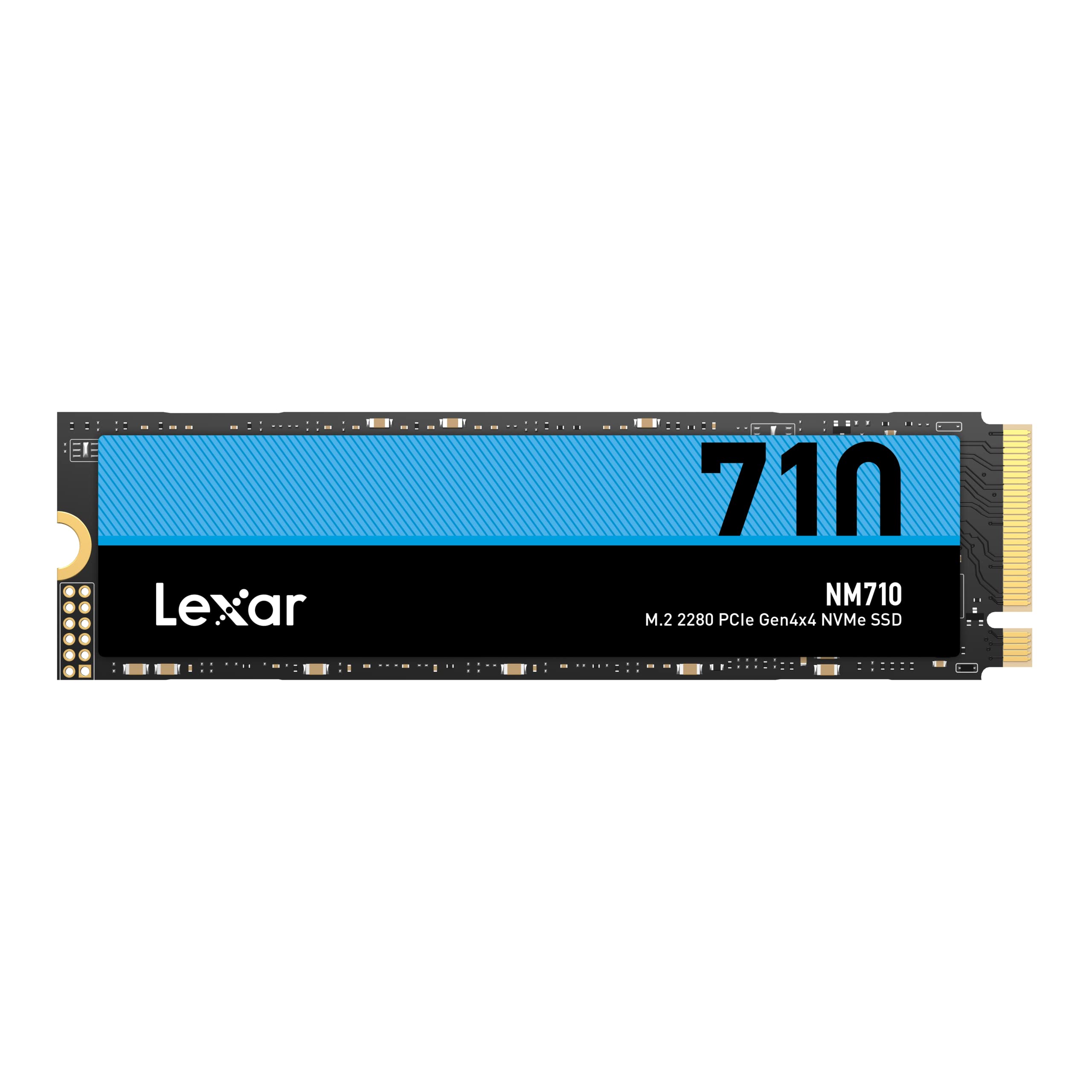 Lexar 2TB NM710 SSD PCIe Gen4 NVMe M.2 2280 Internal Solid State Drive, Up to 4850/4500 MB/s Read/Write (LNM710X002T-RNNNU)
