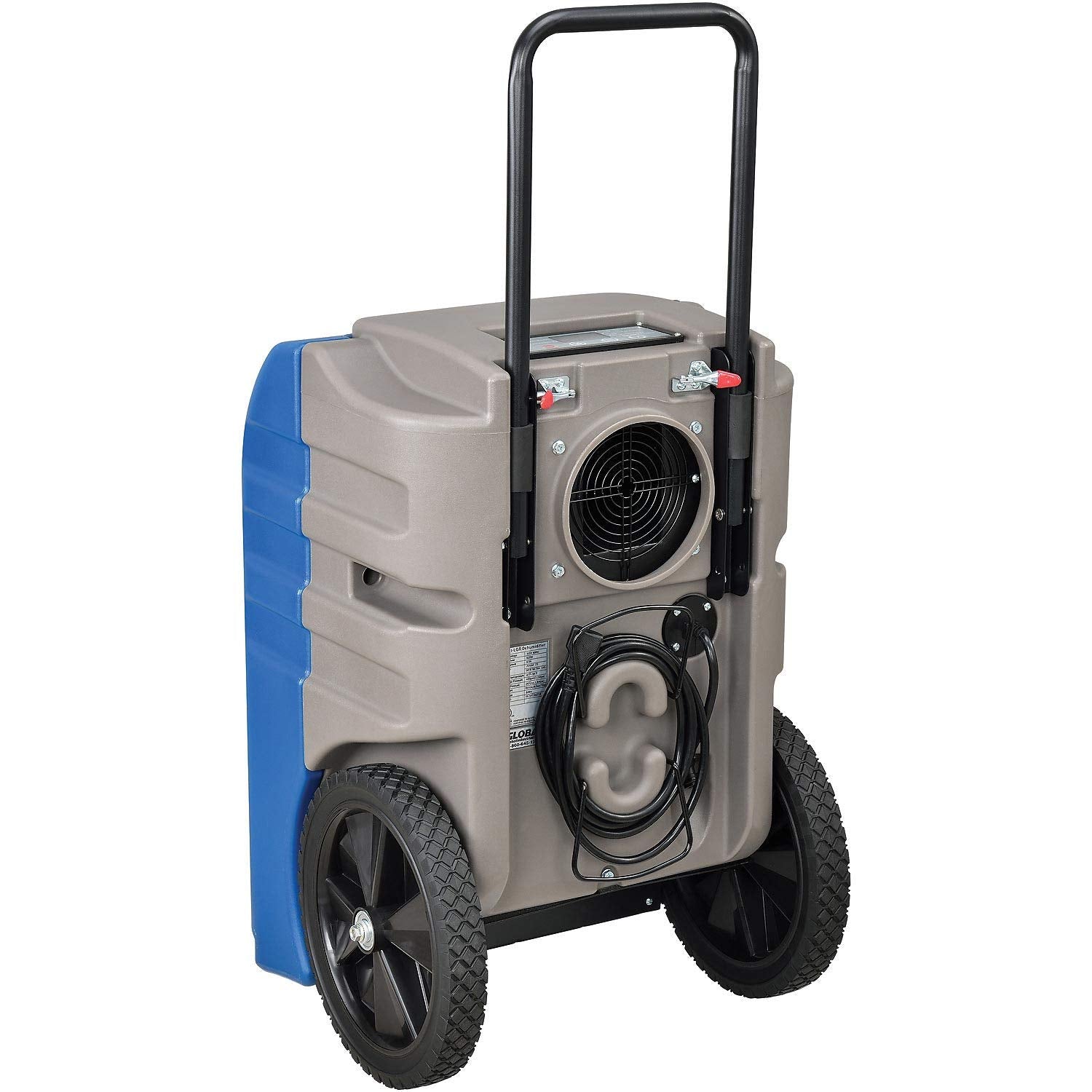 Global Industrial Commercial Grade Refrigeration Dehumidifier, 145 Pints Day Dehumidification With Water Pump