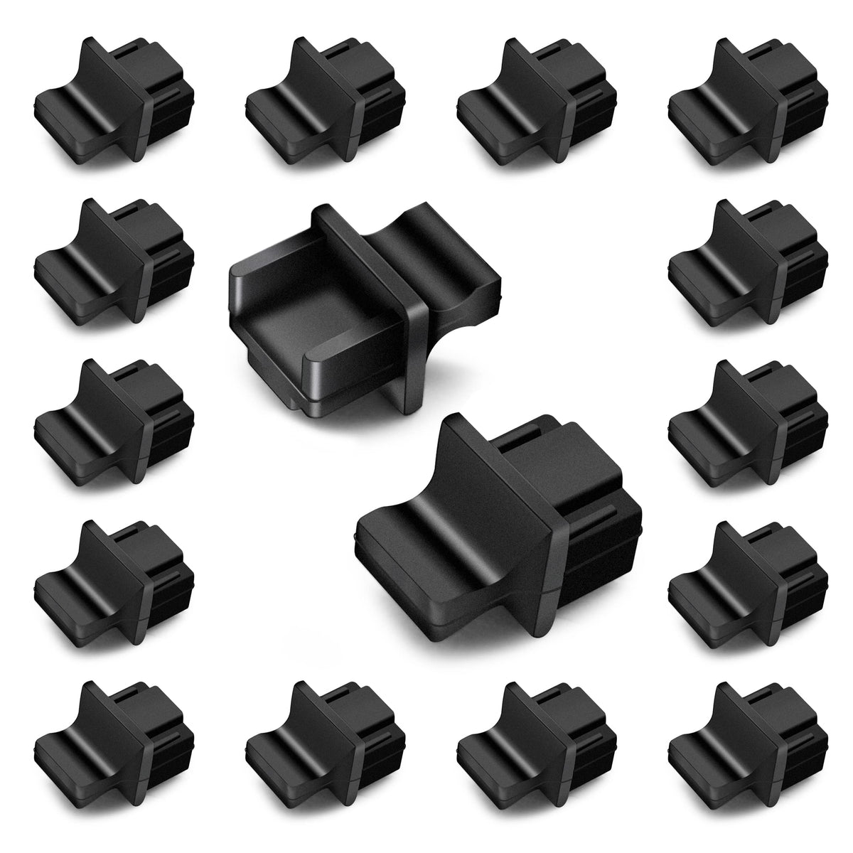 Silicone 100Pcs Rj45 Dust Cover Ethernet Hub Port Plugs Rj45 Anti Dust Cover Cap Plugs Ethernet/Lan Protector For Copper Rj45 Fe