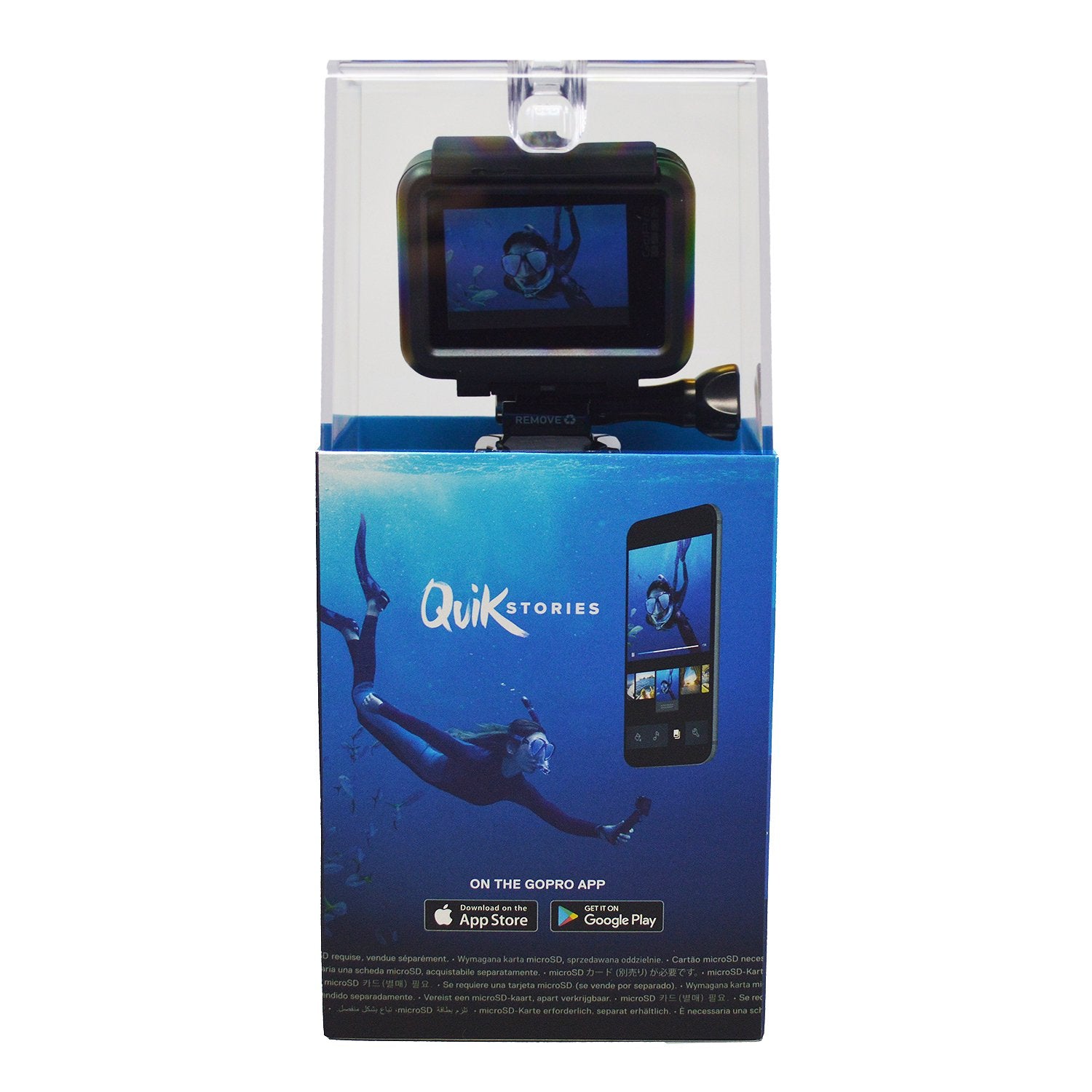 Gopro Hero6 Black - Waterproof Digital Action Camera For Travel With Touch Screen 4K Hd Video 12Mp Photos