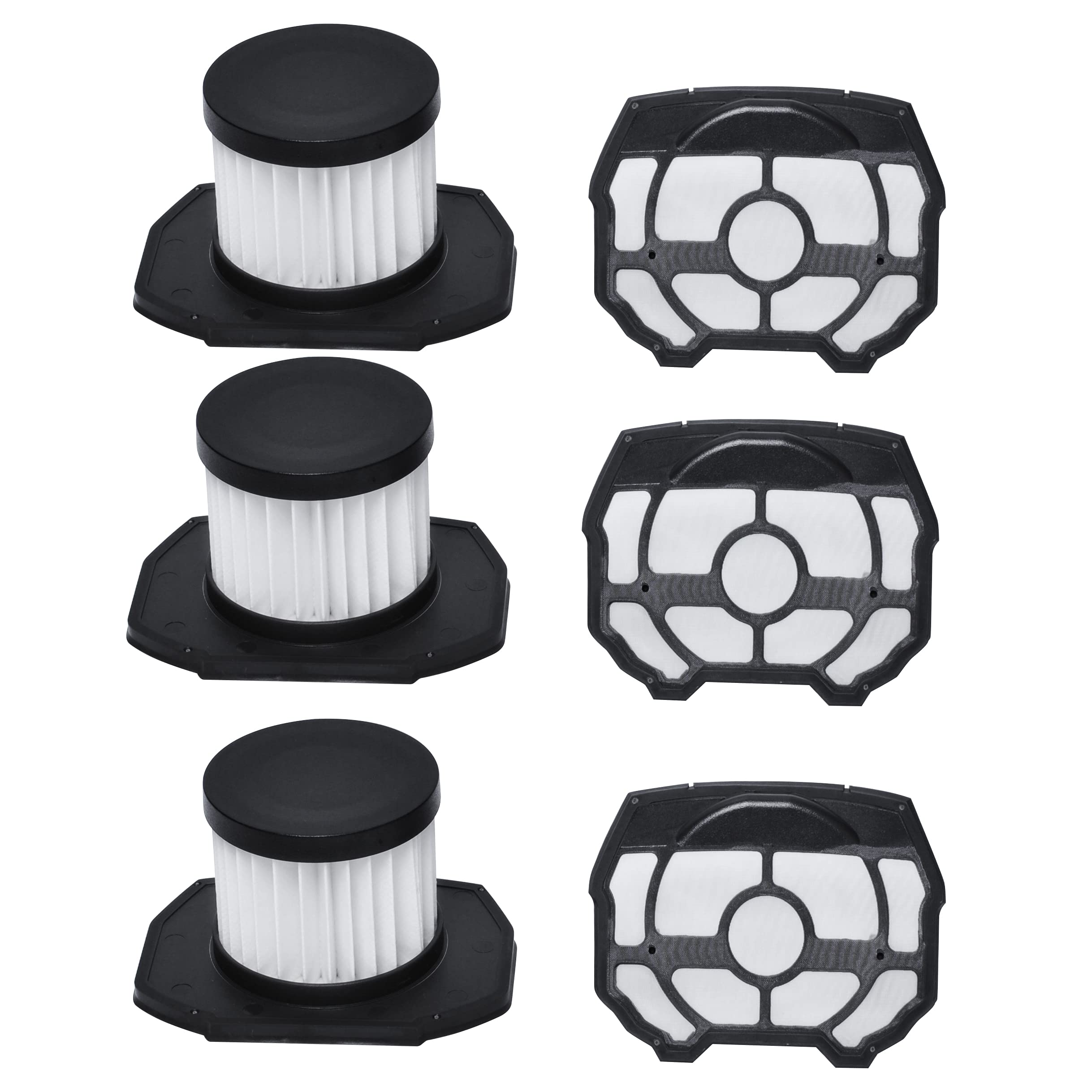 3 Pack Filter Replacement For Ryobi P718 313282002 18 Volt Strut Stick Vacuum Cleaner P718K P7181 Part 313282001 Replacement Fil