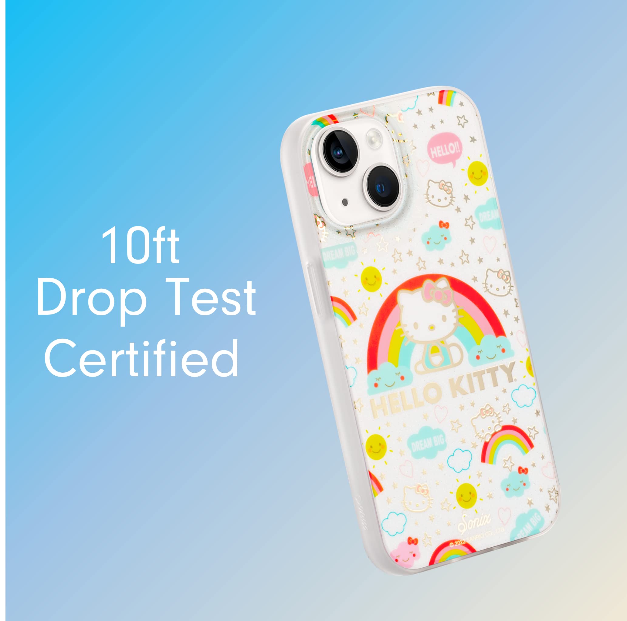 Sonix X Sanrio Case For Iphone 14 Plus | Compatible With Magsafe | 10Ft Drop Tested | Cosmic Hello Kitty