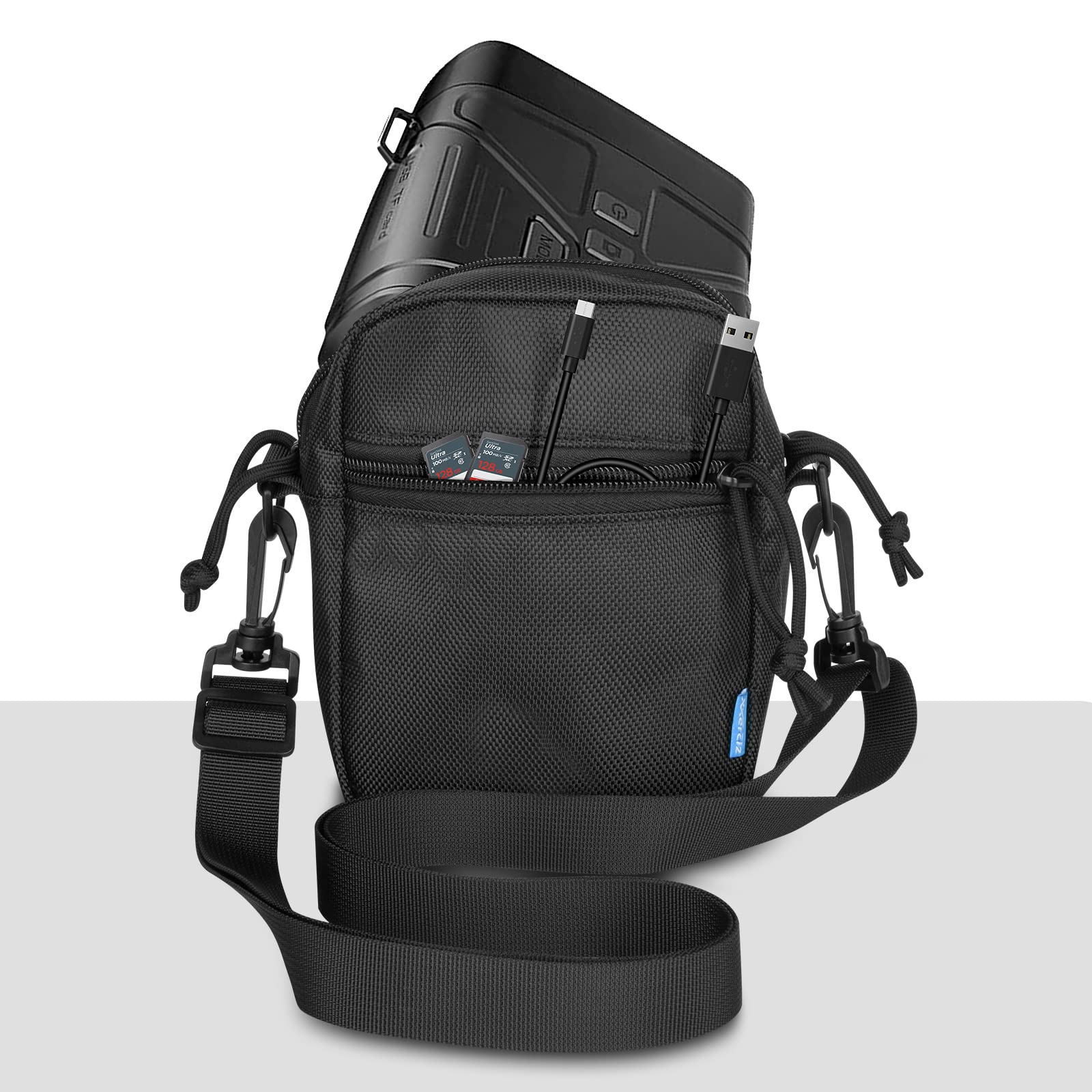 Xxerciz Protective Case For Fvtga Night Vision Goggles, Nylon Travel Bag For Night Vision Binoculars, Soft Linner And Shoulder S