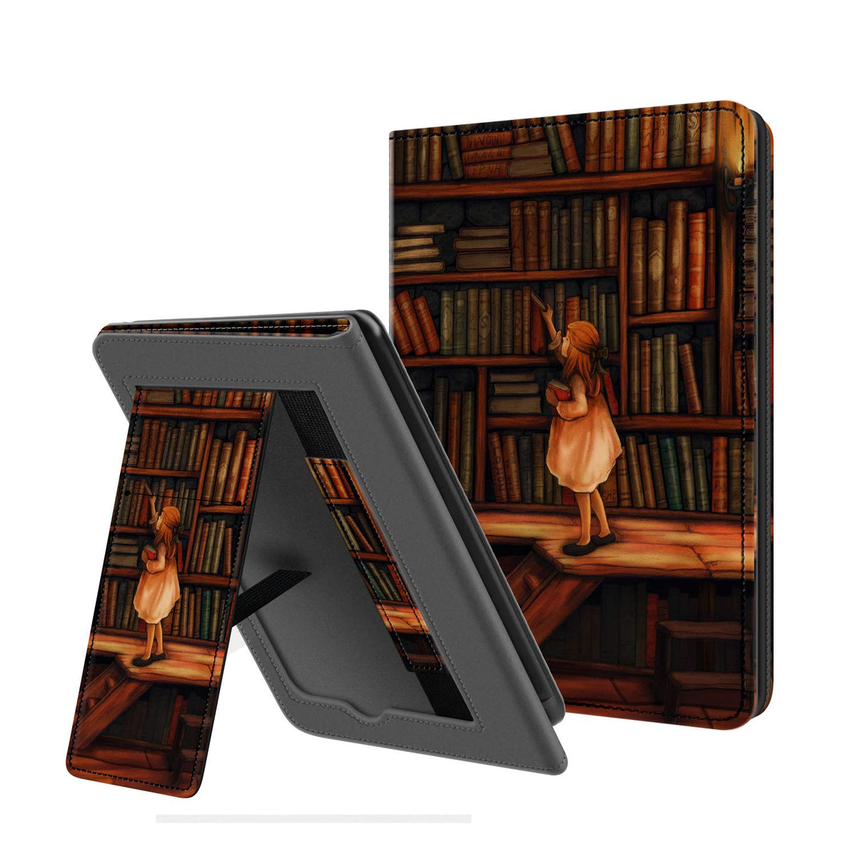Ayotu Stand Case For Kindle 10Th Gen 2019 Released   With Auto Wake/Sleep, Lightweight Leather Cover With Hand Strap (Not Fit Ki