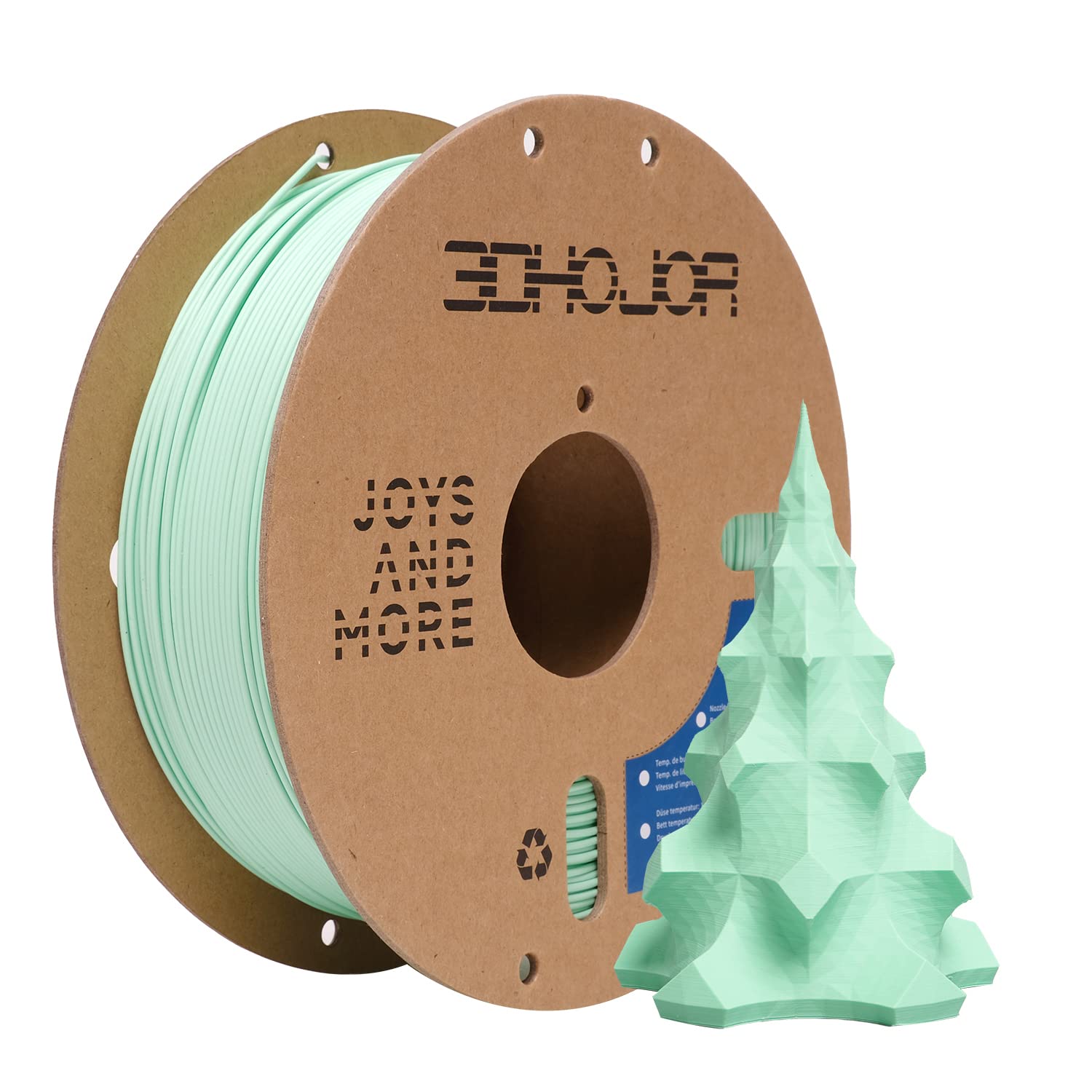 3Dhojor Pla Pro (Pla+) Filament 1.75Mm, 3D Printer Filament Pla Plus, Cardboard Spool 3D Printing Filament Pla +, Dimensional Ac