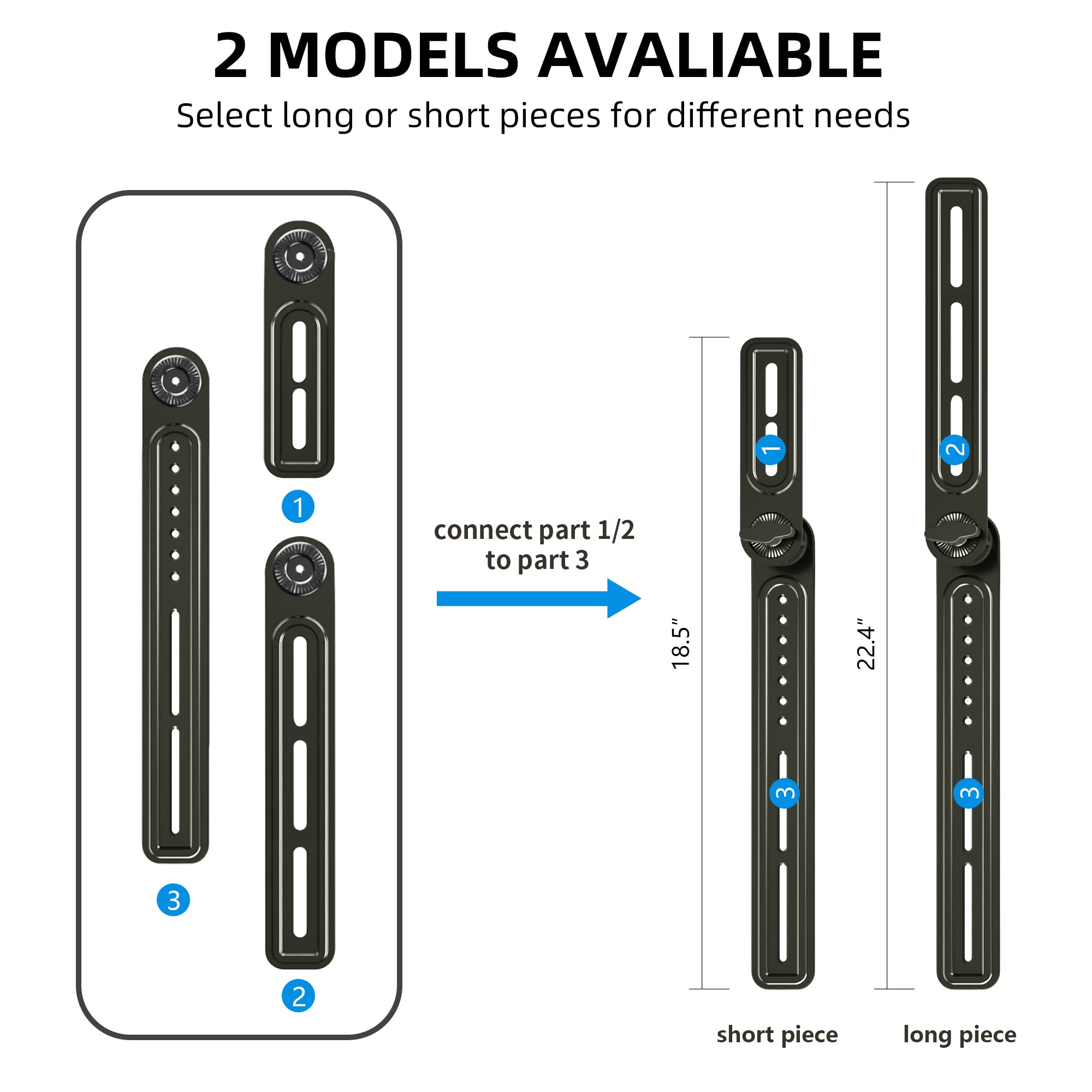 Universal Sound Bar Tv Mount Bracket For Mounting Above Or Under Tv, Fits Most 23 To 65 Inch Tvs, Up To 22 Lbs By Xinlei Sbr301