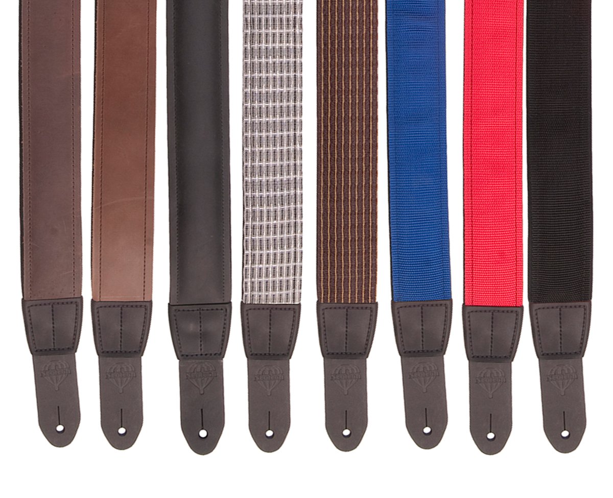 Neotech Slimline, Black Leather, Regular Guitar Strap (8221062)