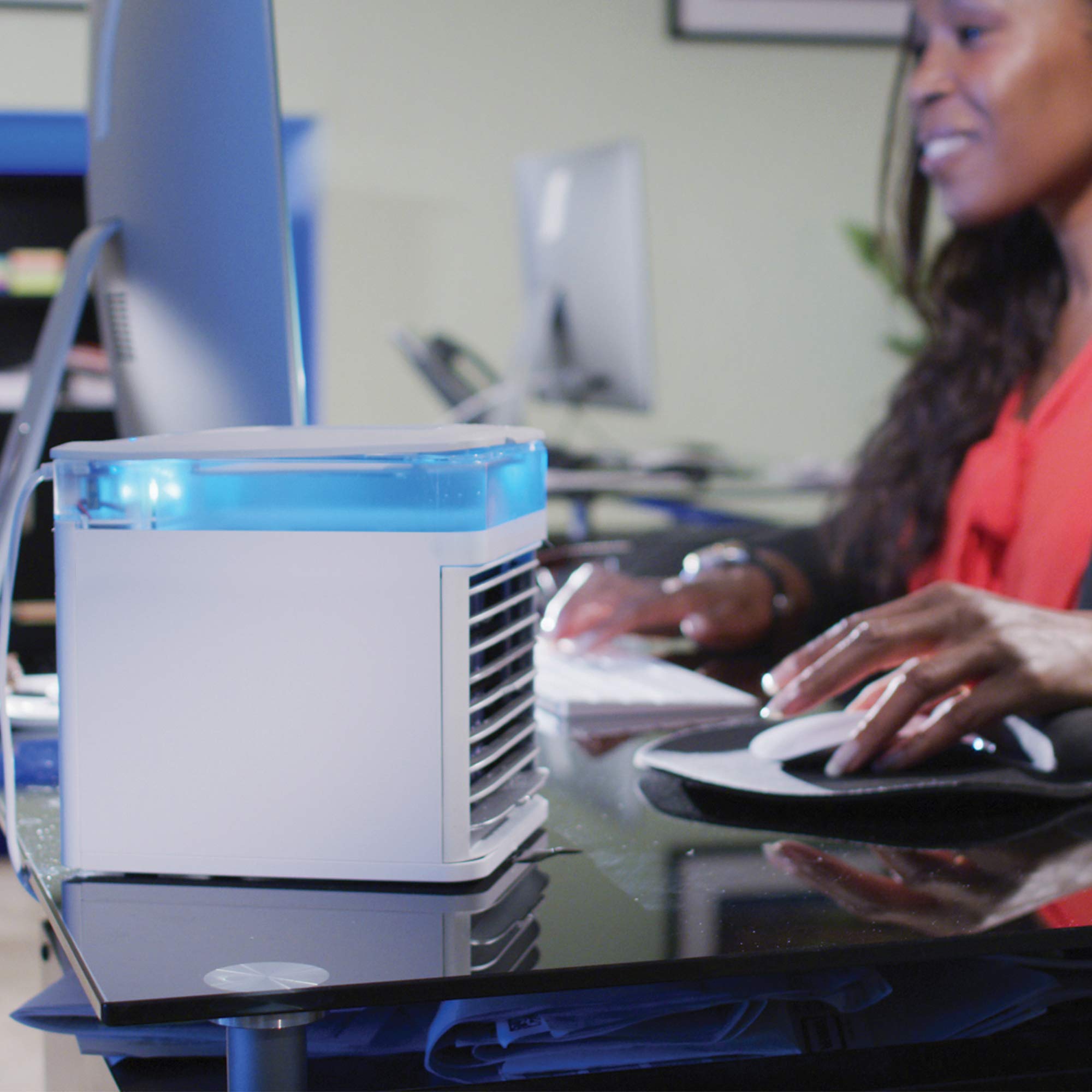 Arctic Air Pure Chill Evaporative Air Cooler By Ontel - Powerful 3-Speed Personal Space Cooler, Quiet, Lightweight And Portable