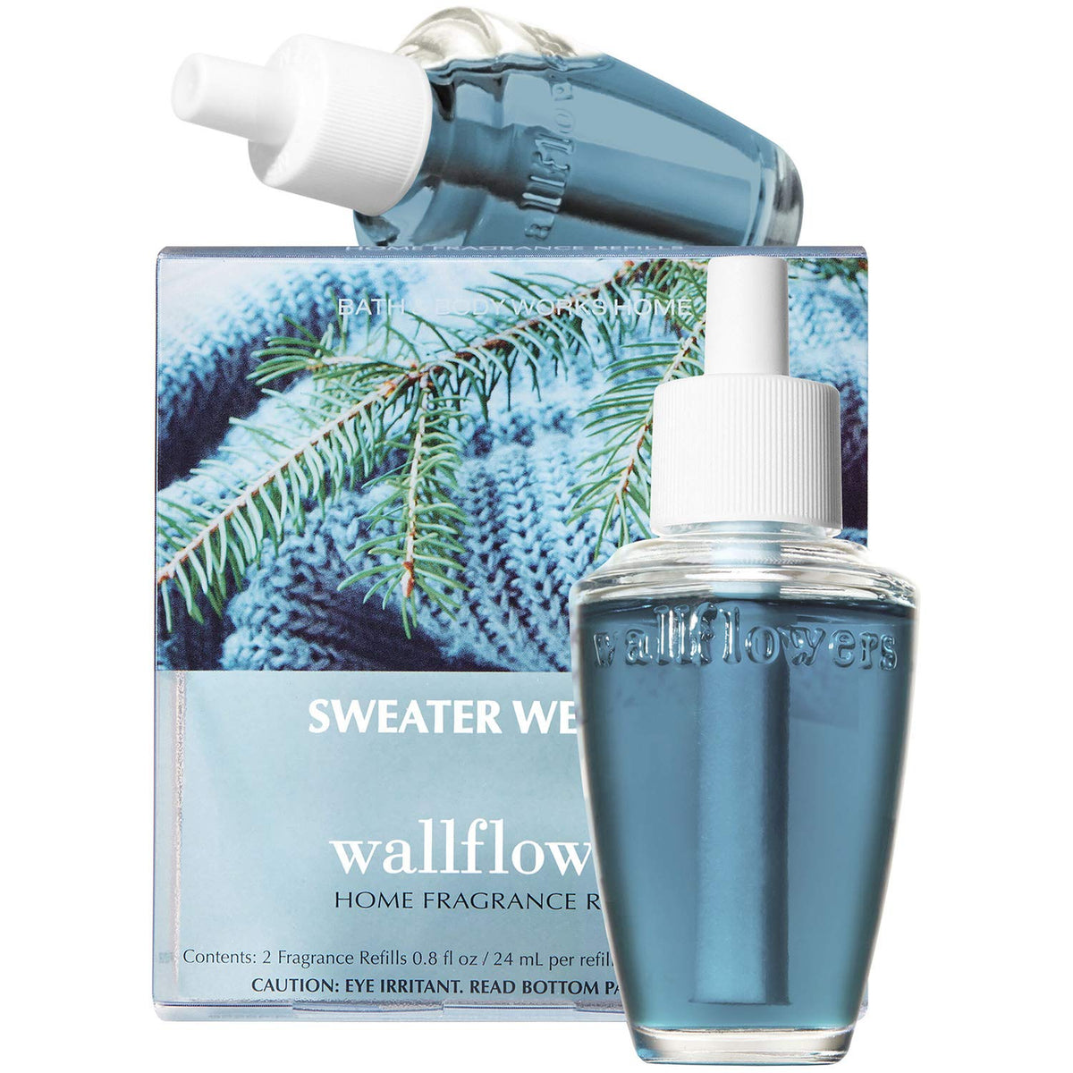 Bath And Body Works Sweater Weather Wallflowers 2 Pack Refills (2019 Edition)