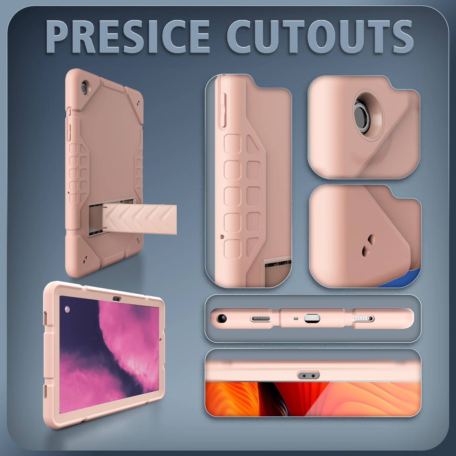 Kepaitok Case For New Samsung Galaxy Tab A9+ / A9 Plus 11 Inch 2023 (Sm X210/X216/X218), Heavy Duty Shockproof Rugged Galaxy A9+