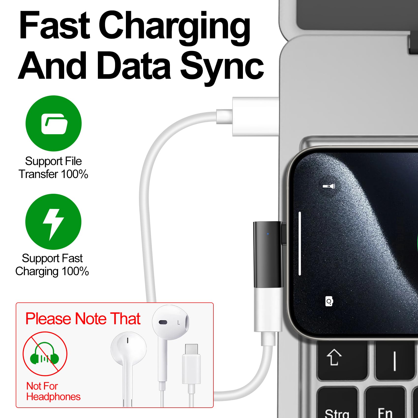 Xiwxi 2Pack 90 Degree Lightning To Usb C Charger Converter For Iphone 15/15Pro/15 Pro Max Plus,Samsung S24 S23,Ipad Air,27W Pd F