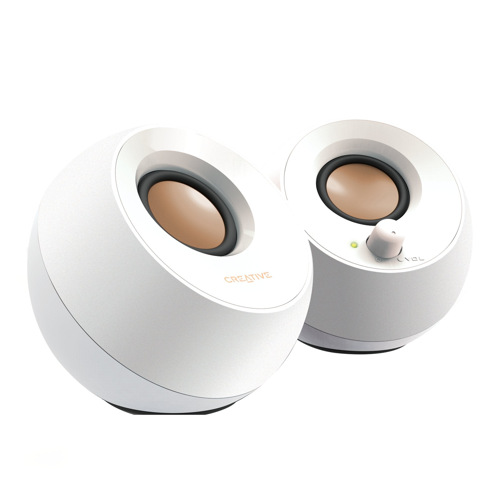 Creative Pebble (White)-Sys,Spkr Creative Pebble Ww-R N Wh,Model No.Mf1680,Speak