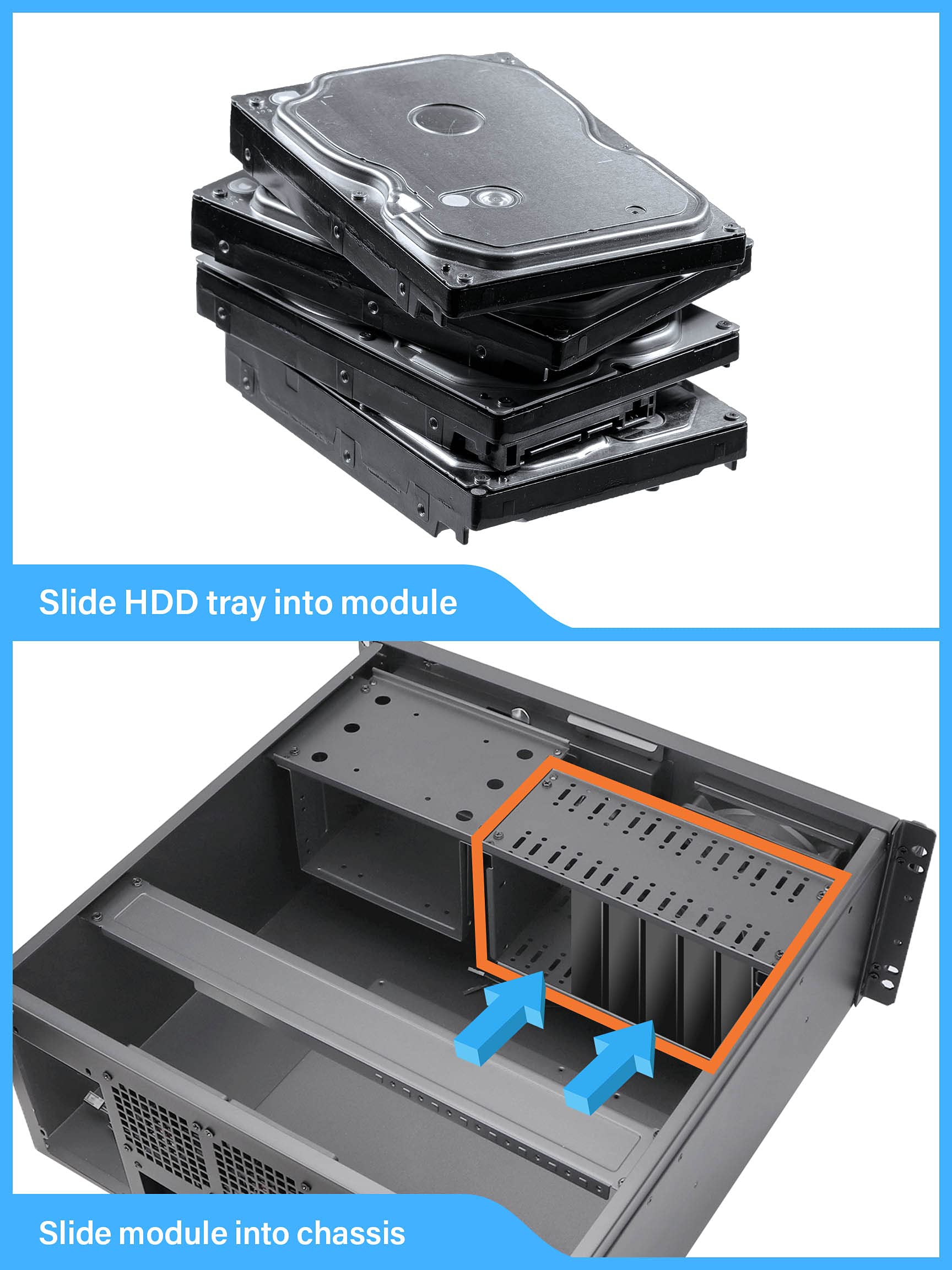 Rosewill 4U Server Chassis Rackmount Case | 7 3.5 Bays, 2 5.25 Devices| Atx, Ceb Compatible | 1 120Mm Pwm Fan, 2 80Mm Pwm Fans |