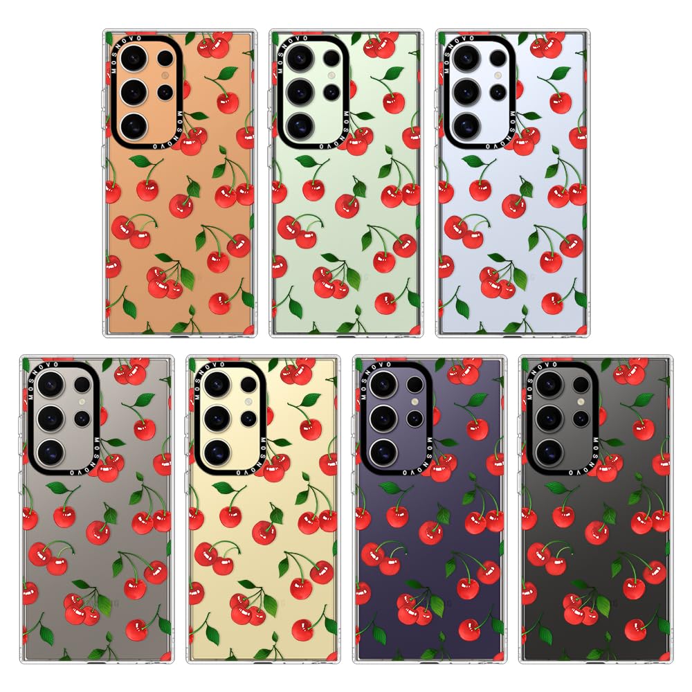 Mosnovo Case For Samsung Galaxy S24 Ultra, [Buffertech 6.6Ft Military Grade Drop Protection] [Anti Peel Off Tech] Clear Tpu Bump