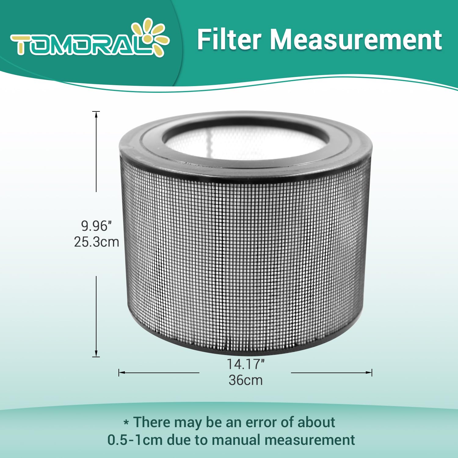 Tomoral 50250 True Hepa Filter Compatible With Honeywell 50250 S Air Filter, Hrf Ap1, Part#24000 With 2 Carbon Pre Filters