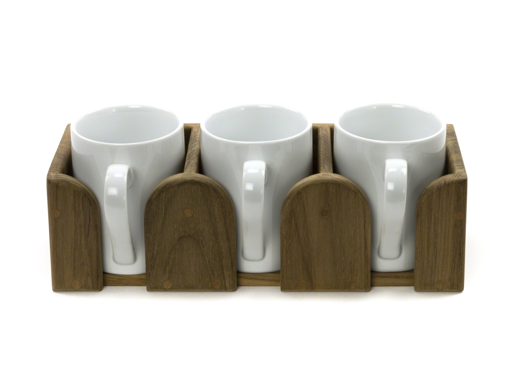 Whitecap Industrieswhitecap 62410 Teak Three-Mug Rack,WBKITB00ID4WMDI
