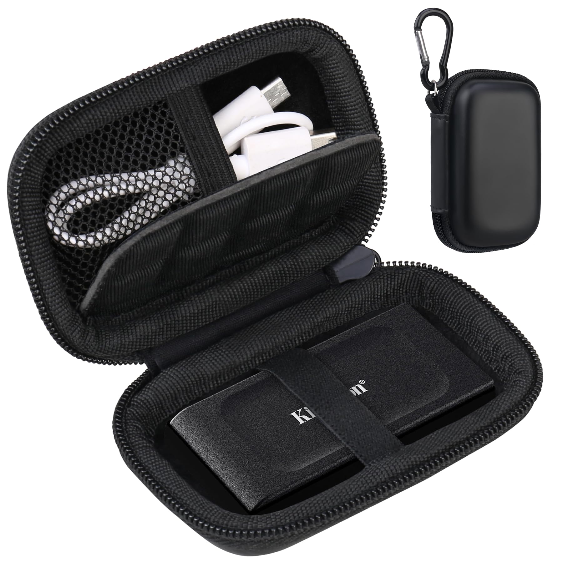 Lacdo Hard Carrying Case For Kingston Xs1000R / Xs2000 / Xs1000 Ssd 500Gb/1Tb/2Tb/ Portable External Solid State Drive Usb 3.2 E