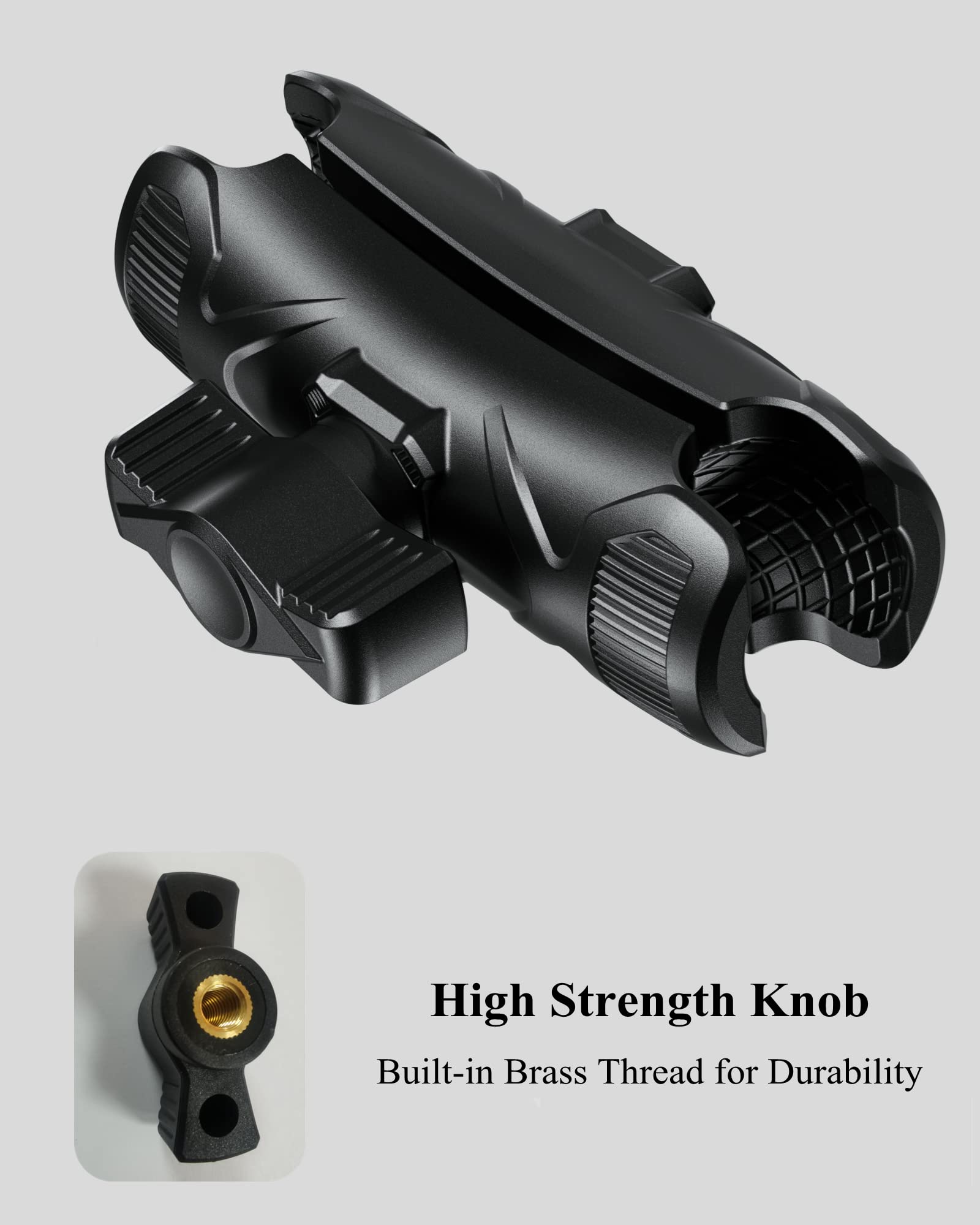 Brcovan 2 Pack Double Socket Arm High Strength Composite Medium Arm Compatible With Ram Mounts B Size 1'' Ball Components & Bike