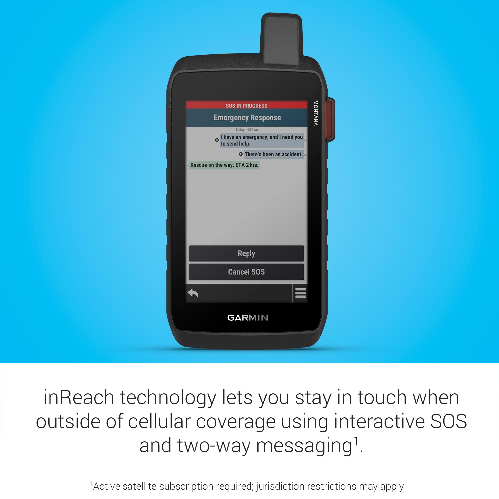 Garmin Montana 760I, Rugged Gps Handheld Navigator With Built-In Inreach Technology For Sos And 2-Way Texts In Remote Areas, 5