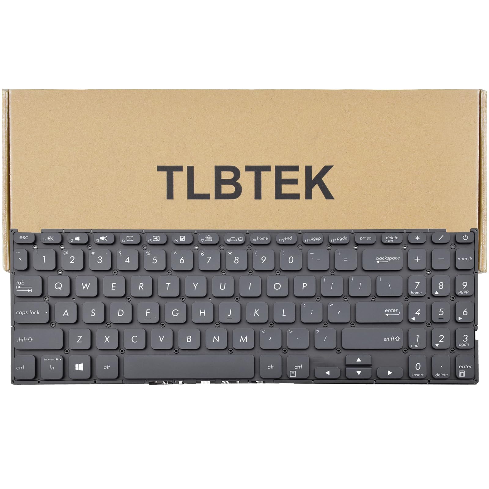 Tlbtek Backlight Laptop Keyboard Replacement Compatible With Asus Vivobook 15 F512 F512Da F512Ja F512Fa F512Ua, Vivobook X512 X5