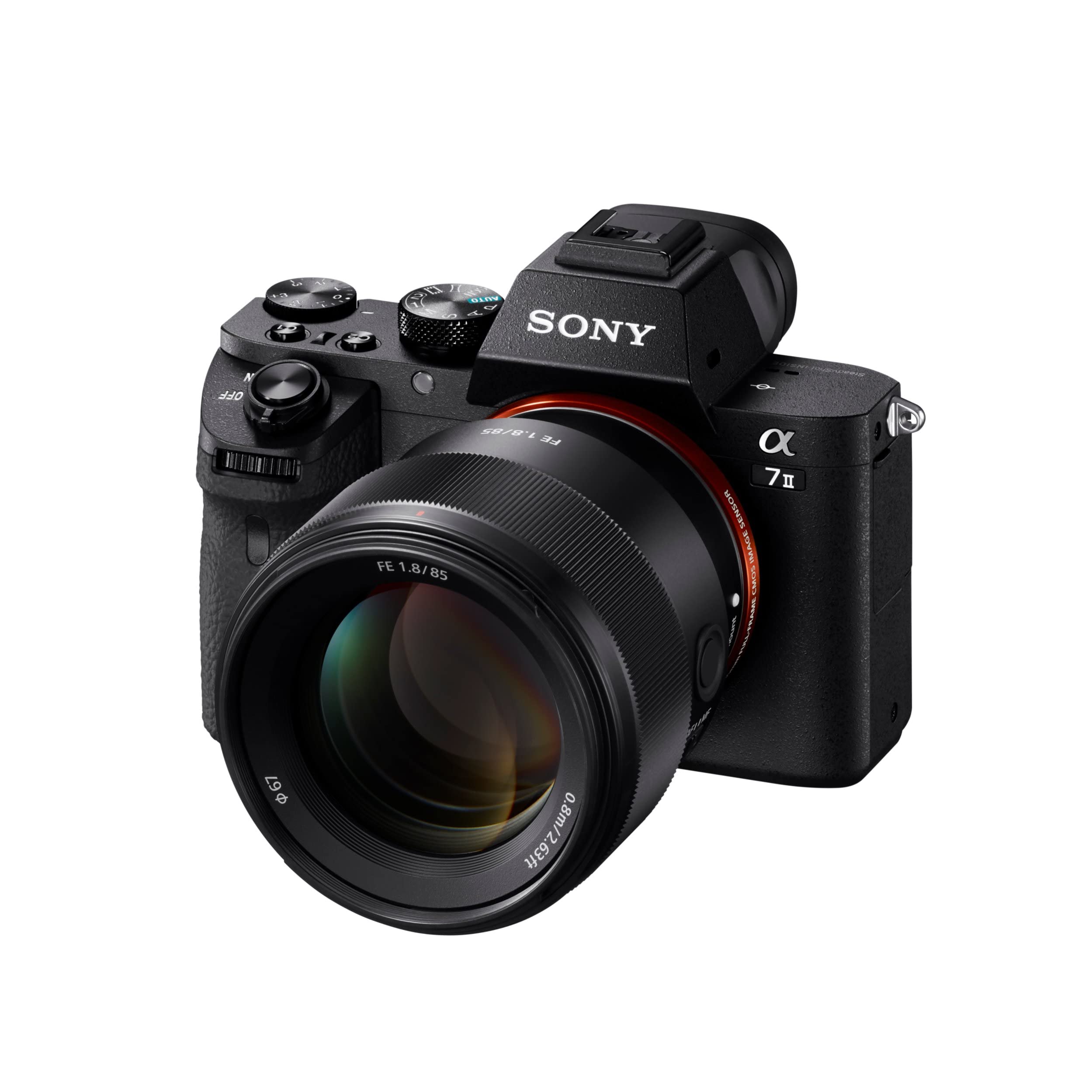 Sony SEL 85F18 Portrait Lens Fixed Focal 85mm F1.8 Full Frame Suitable for A7, ZV E10, A6000 and Nex Series, E Mount Black