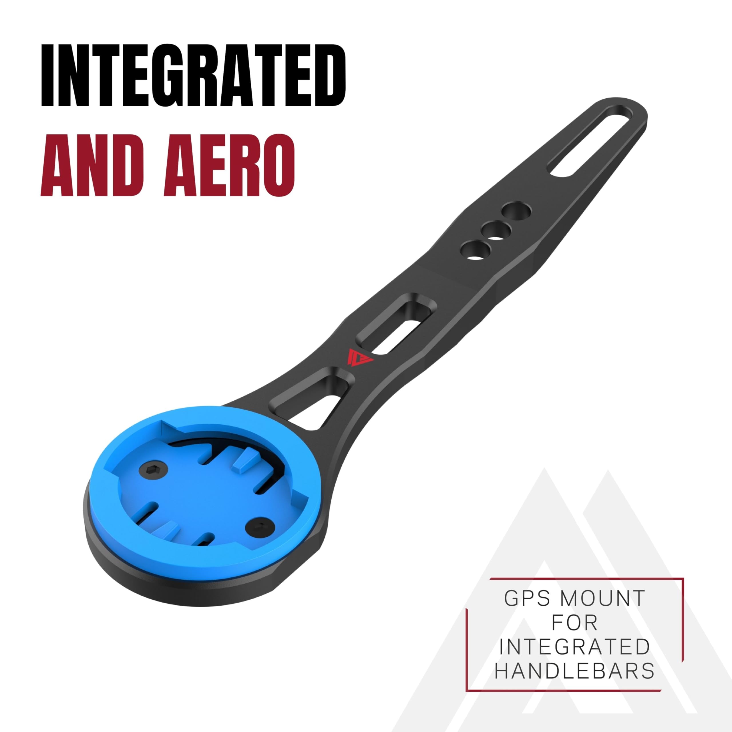 Kom Cycling Integrated Handlebar Mount Wahoo Mount For Integrated Handlebars Made With Cnc Alumninumn Fits Bars Such As Shimano, Fsa, Canyon, Ritchey, And Many Others! (Mount With Gopro Adapter)