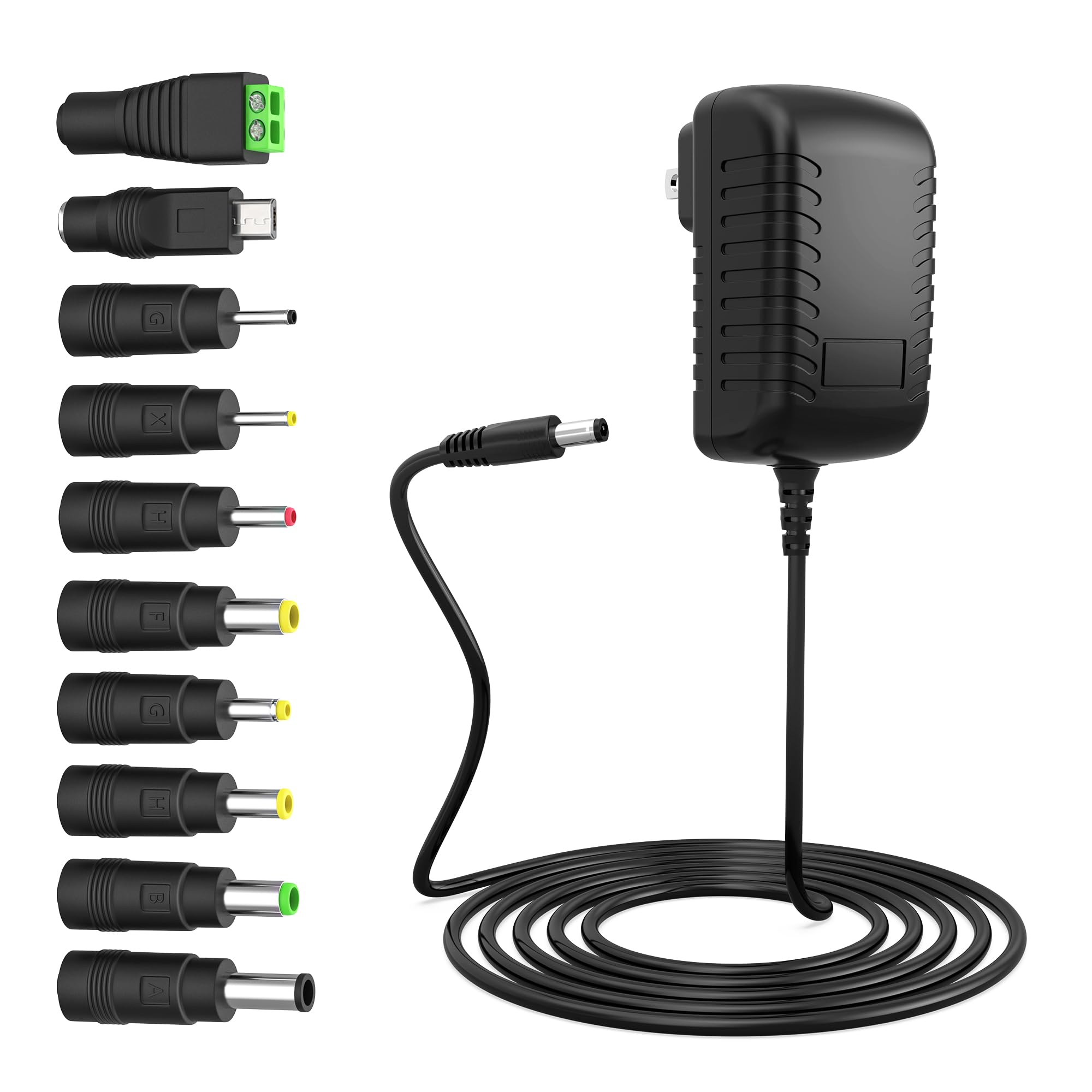 8.4V 1A Power Adapter Liion Battery Charger with LED Indicator 2.1x5.5mm Interface Suitable for 7.2V 7.4V 8.4V 2String Lithium